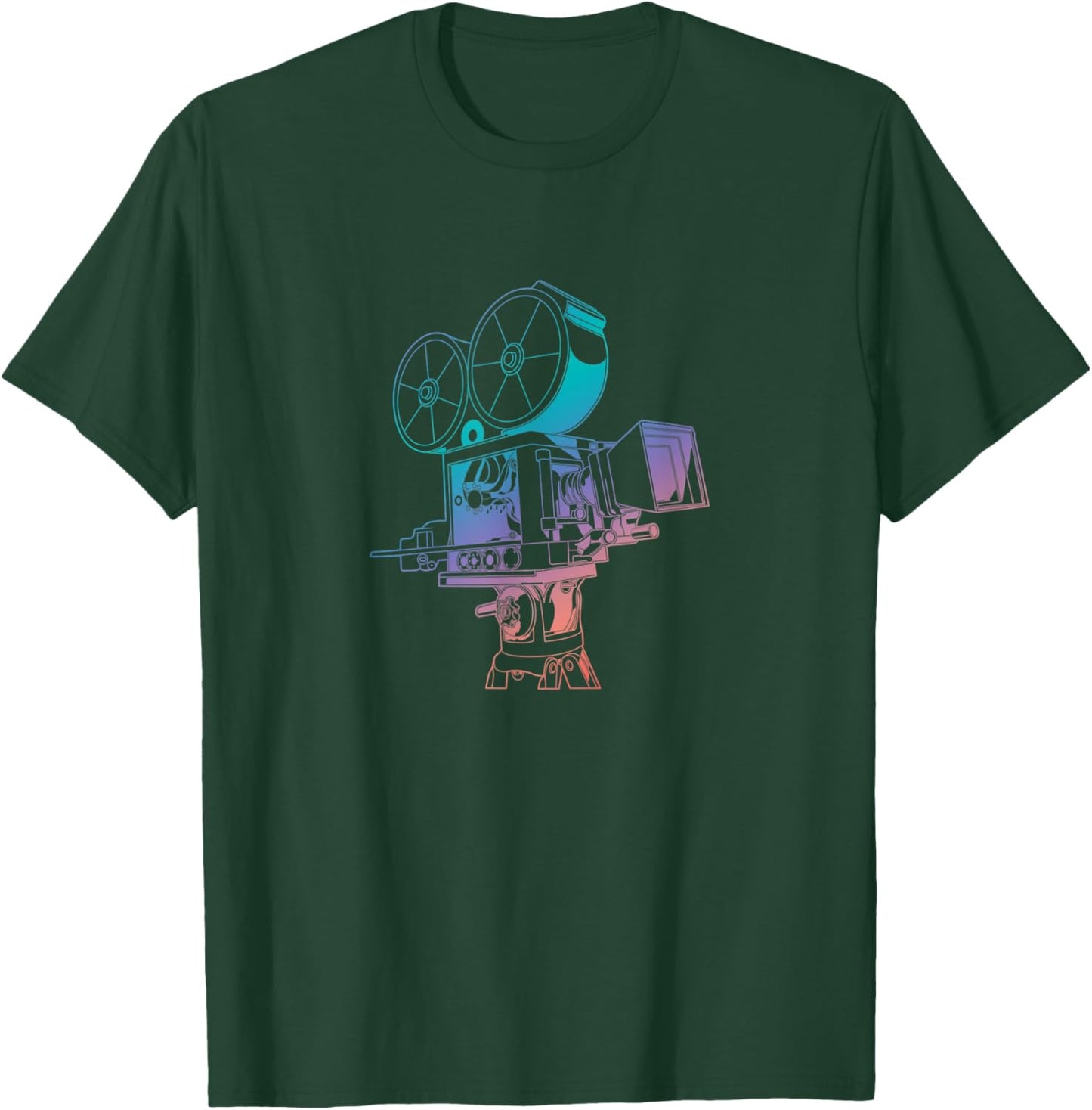 Camerawoman Filmmaker Videographer Camera Operator T-Shirt - T-Shirt | Forest