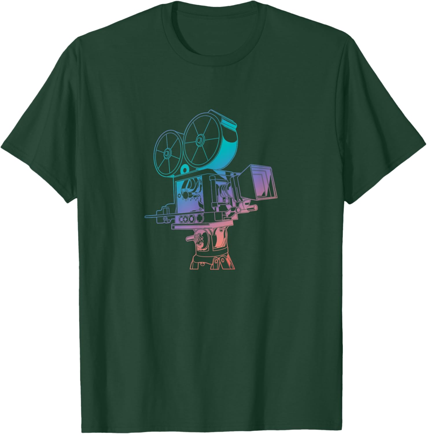 Camerawoman Filmmaker Videographer Camera Operator T-Shirt - T-Shirt | Forest