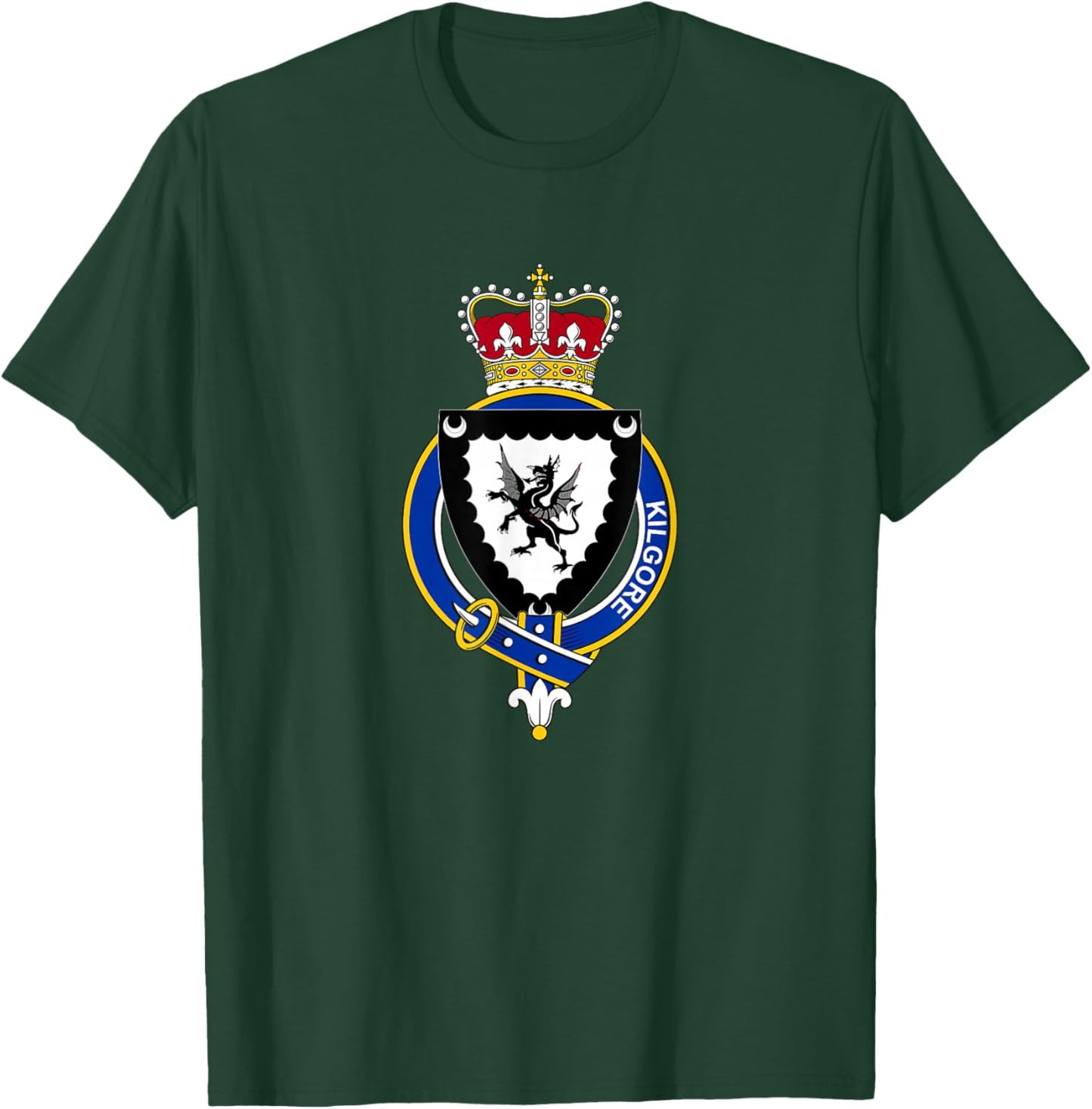 Kilgore Coat of Arms - Family Crest T-Shirt - T-Shirt | Forest