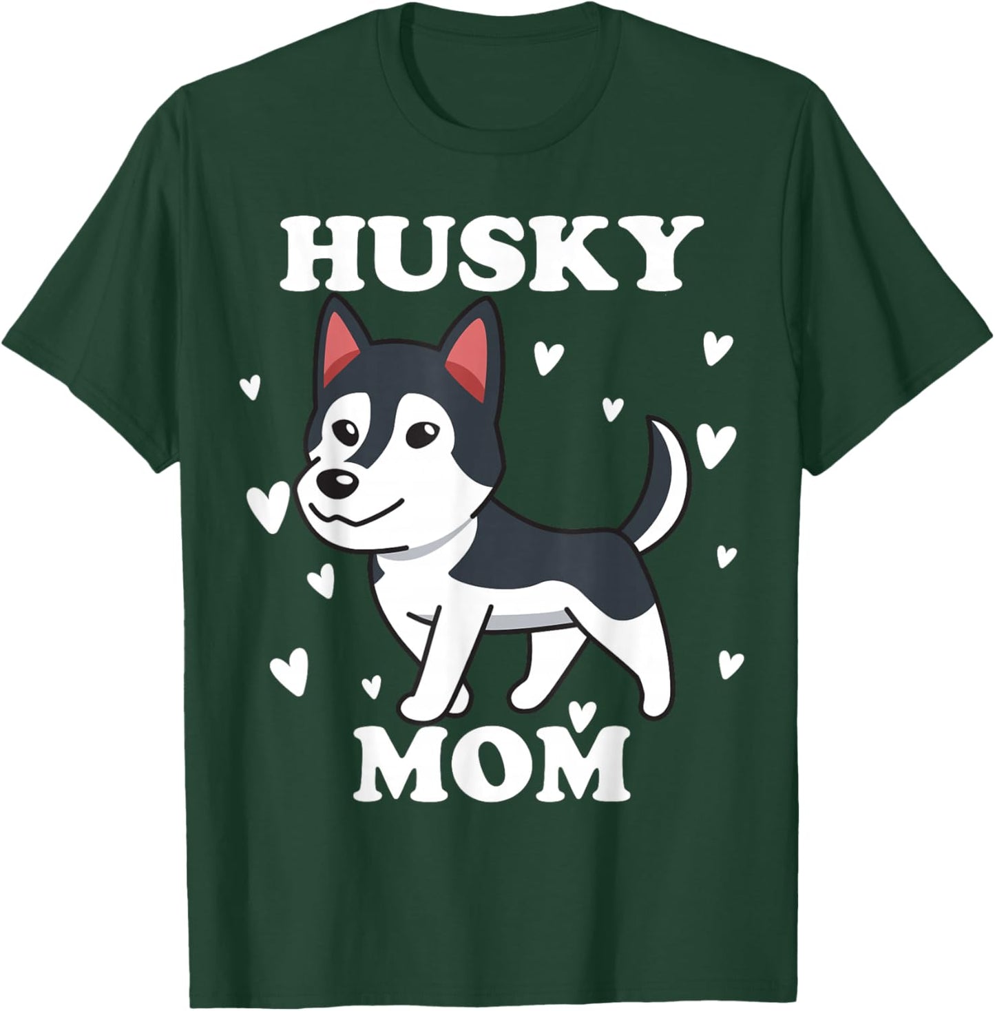 Husky Mama Sibe Mom for Mother's Day Mother Dog Mum Chukcha T-Shirt - T-Shirt | Forest