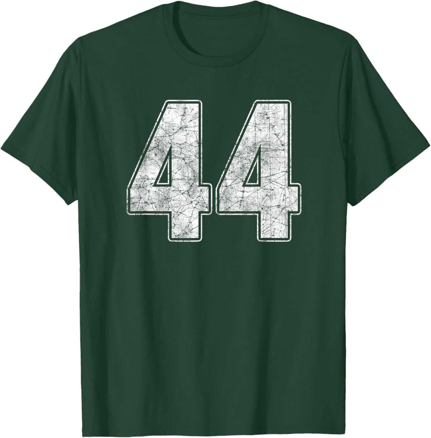 #44 Jersey Number 44 Uniform Biggest Fan Favorite Player T-Shirt - T-Shirt | Forest