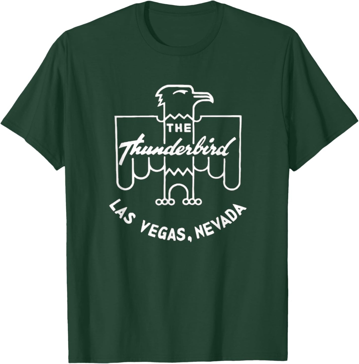 Thunderbird Las Vegas Hotel Casino Retro Vintage T-Shirt - T-Shirt | Forest
