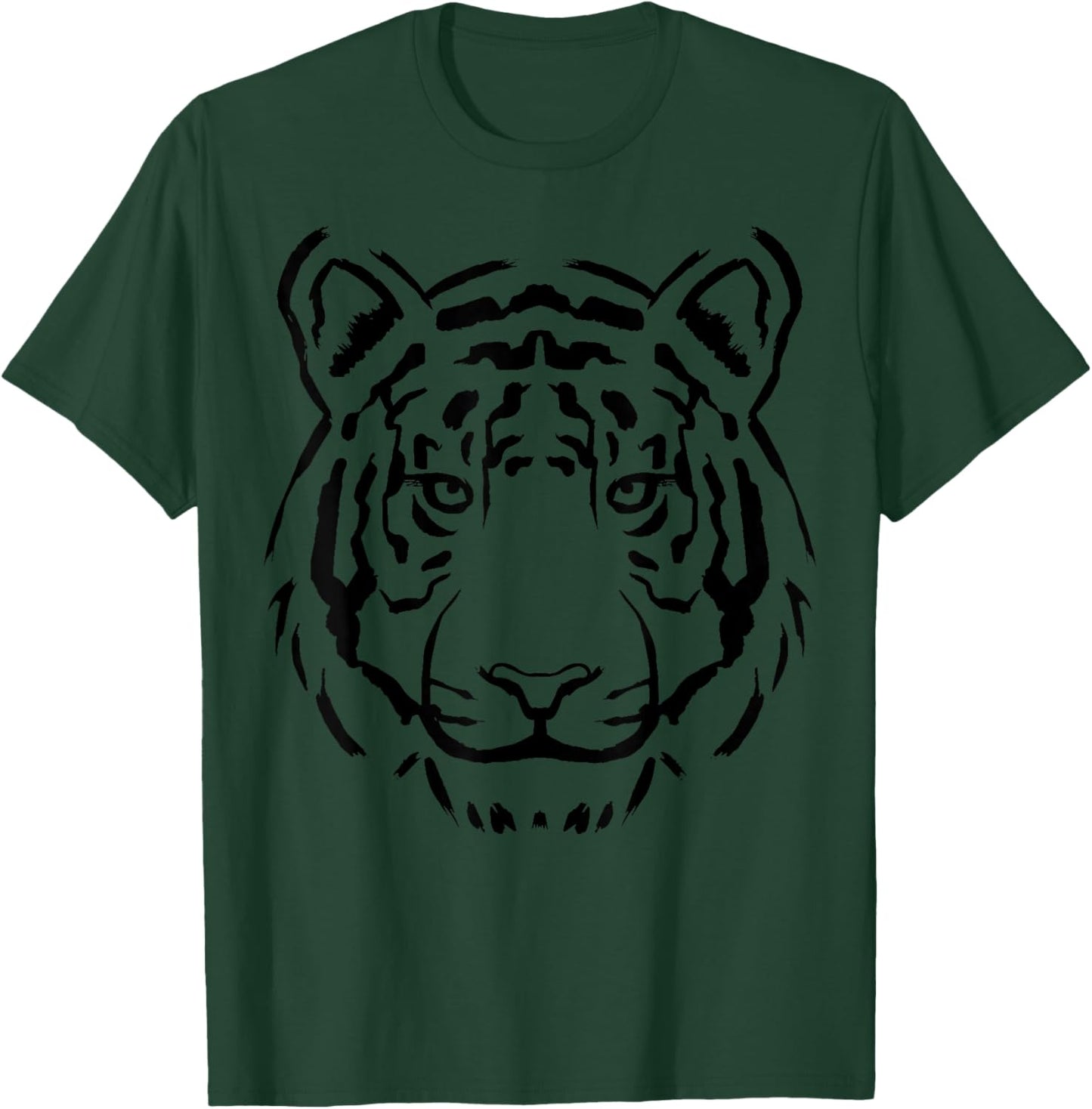 Tiger Shirt Tiger Short Sleeve Men's T-Shirt - T-Shirt | Forest