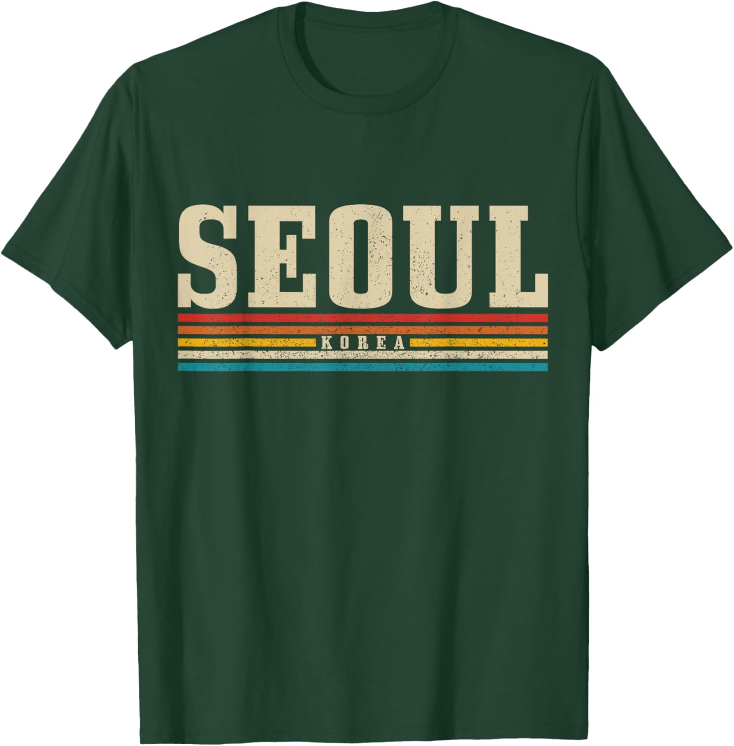 Seoul Vintage South Korea Retro Korean T-Shirt - T-Shirt | Forest