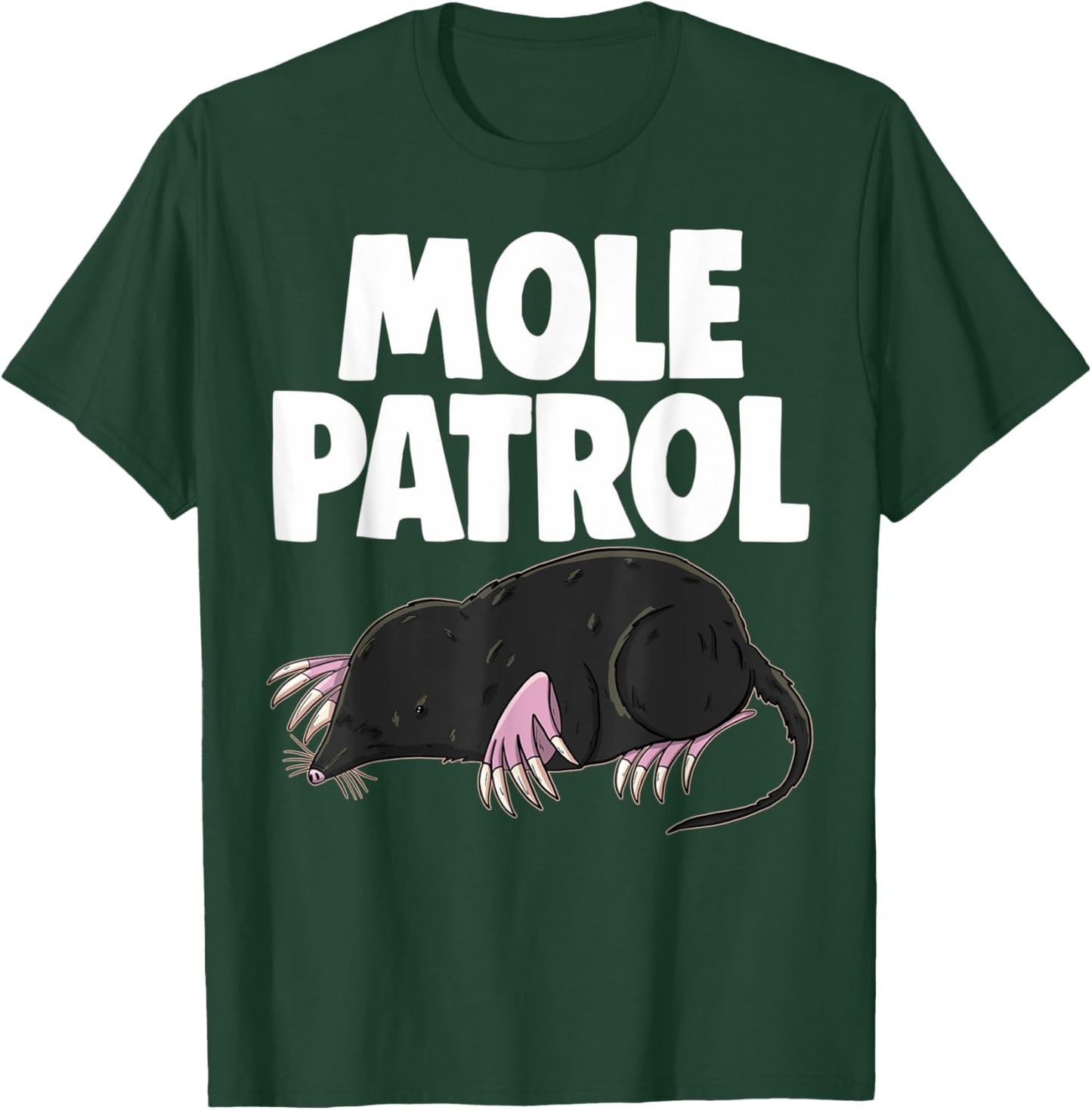 Moles Patrol October 23 Funny Men Cute Little Mole Love T-Shirt - T-Shirt | Forest