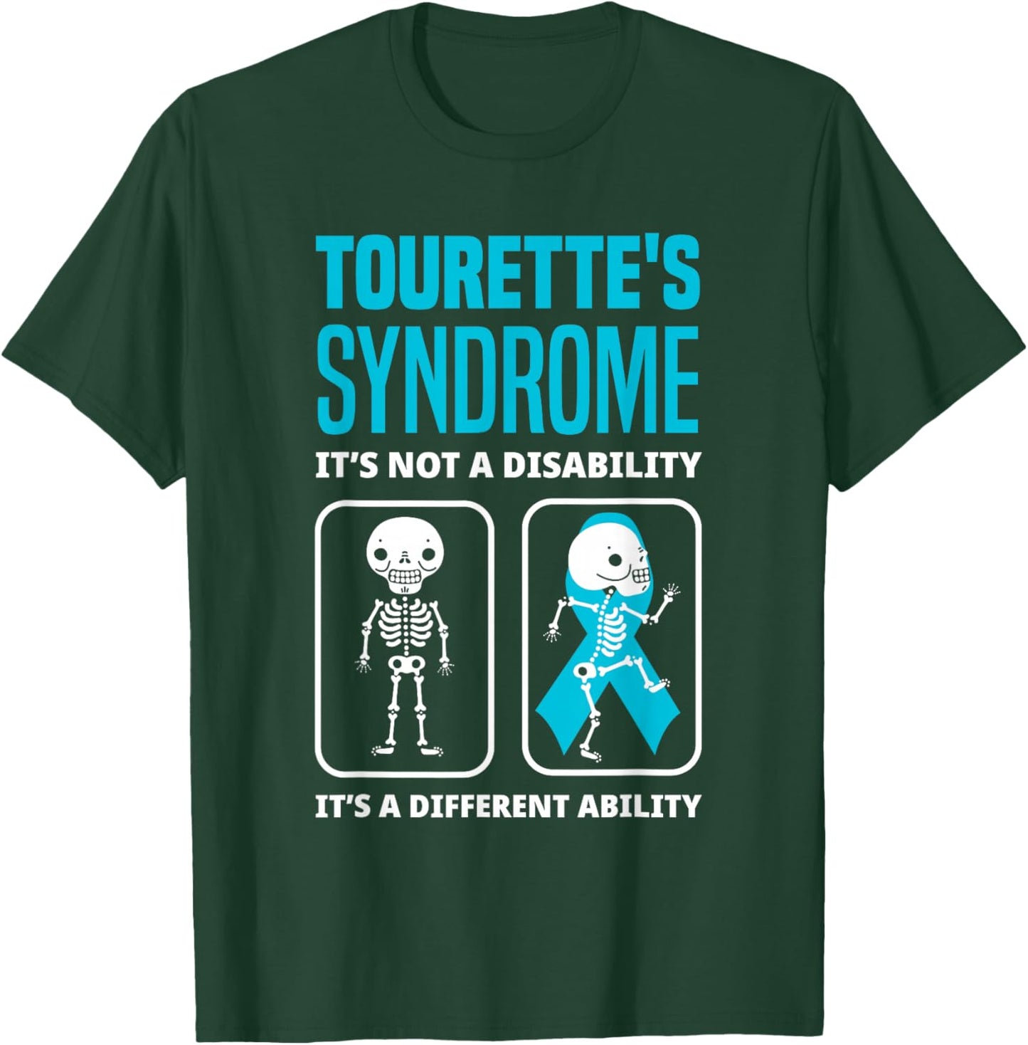 Tourette's Syndrome It's Not A Disability Tourette Syndrome T-Shirt - T-Shirt | Forest