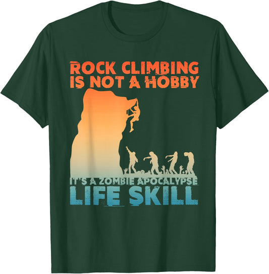 Best Rock Climbing Art Women Rock Climber Bouldering T-Shirt - T-Shirt | Forest