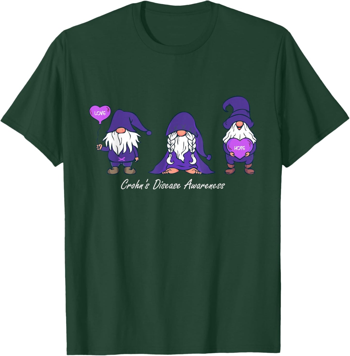 Crohn Awareness Disease - Awareness Fight Against Crohn T-Shirt - T-Shirt | Forest
