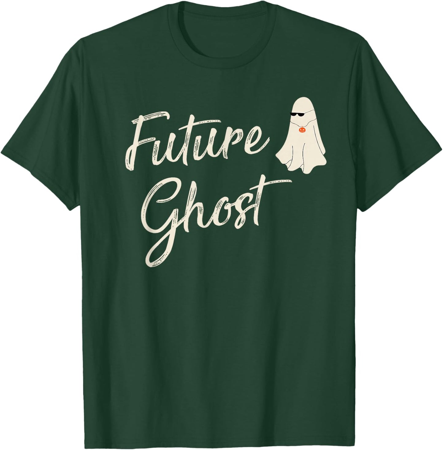Future Ghost Funny Last Minute Retro Halloween Costume T-Shirt - T-Shirt | Forest
