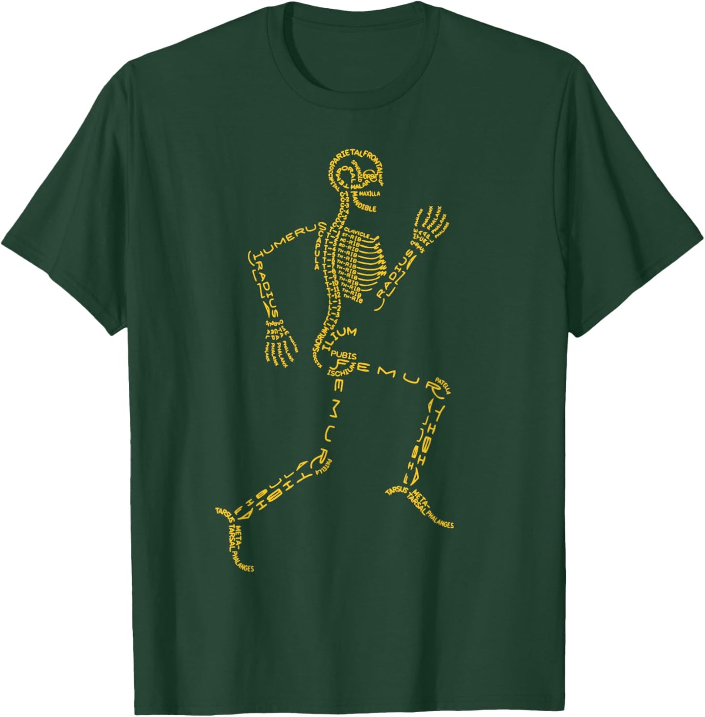 Anatomical Skeleton | Orthopedic Surgeon T-Shirt - T-Shirt | Forest