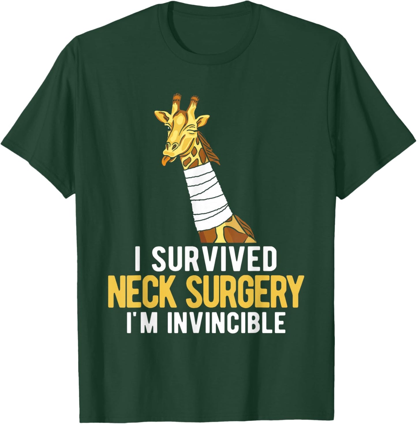 I Survived Neck Surgery T-Shirt - T-Shirt | Forest