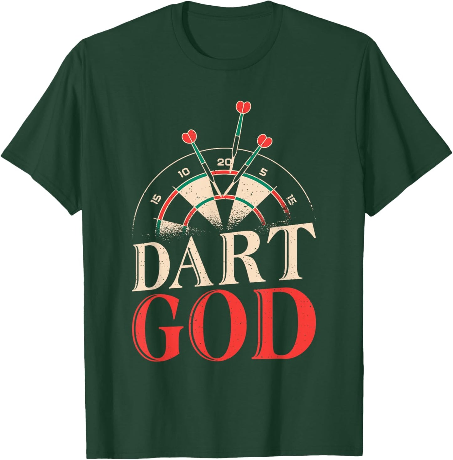 Dart God Pub Dart Player T-Shirt - T-Shirt | Forest