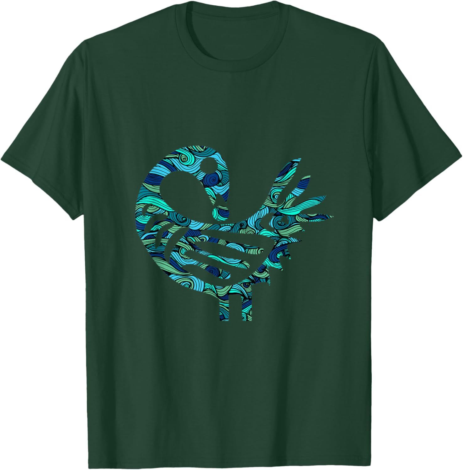 Sankofa Bird Afrocentric Adinkra Symbol Black History T-Shirt - T-Shirt | Forest