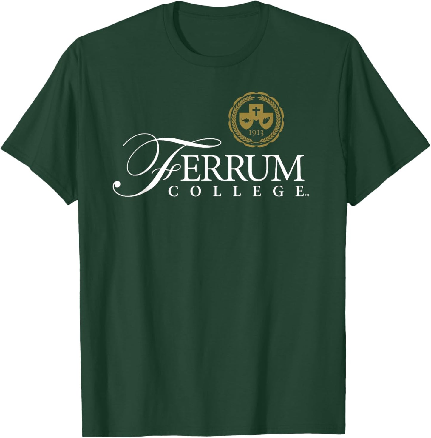 Ferrum College Primary Logo Stacked T-Shirt - T-Shirt | Forest