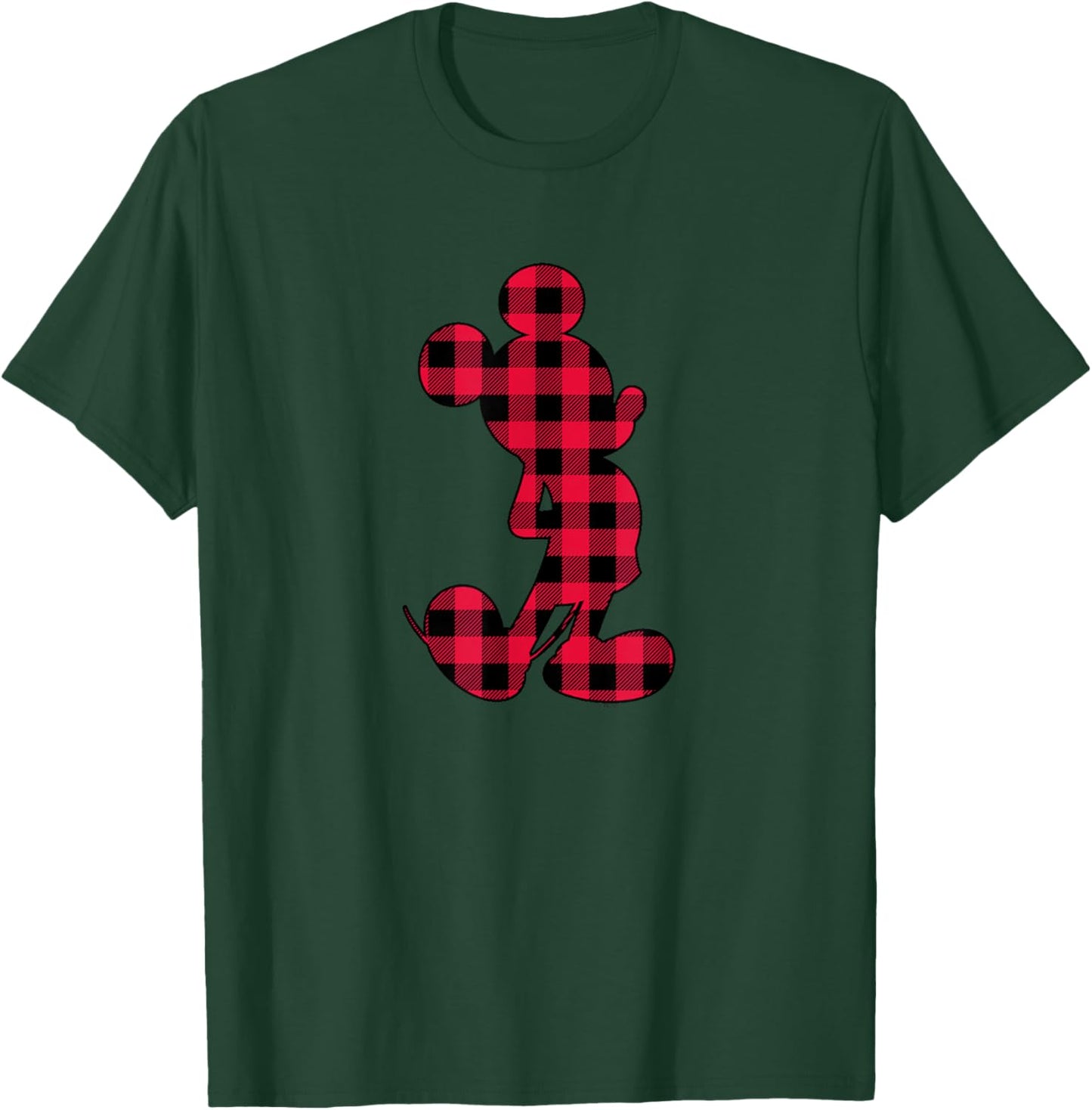 Mickey Mouse - Plaid T-Shirt - T-Shirt | Forest