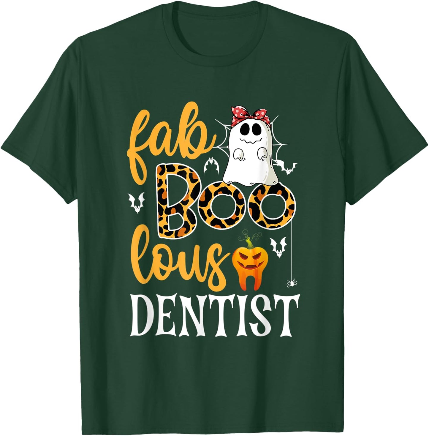 Halloween Dentist – The Boo Crew Dental Tech Scary Halloween T-Shirt - T-Shirt | Forest