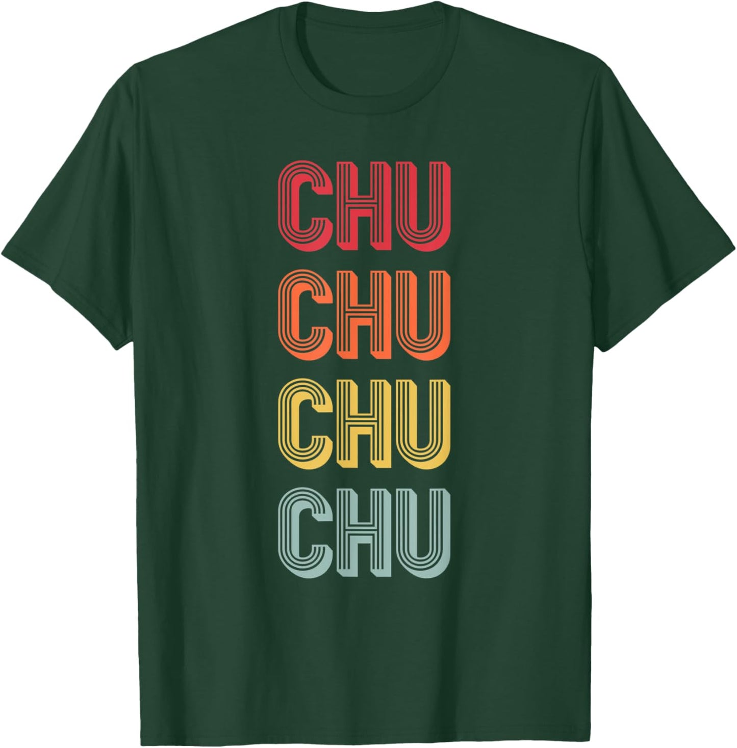 CHU Gift Surname Funny Retro Vintage 80s Birthday Reunion T-Shirt - T-Shirt | Forest