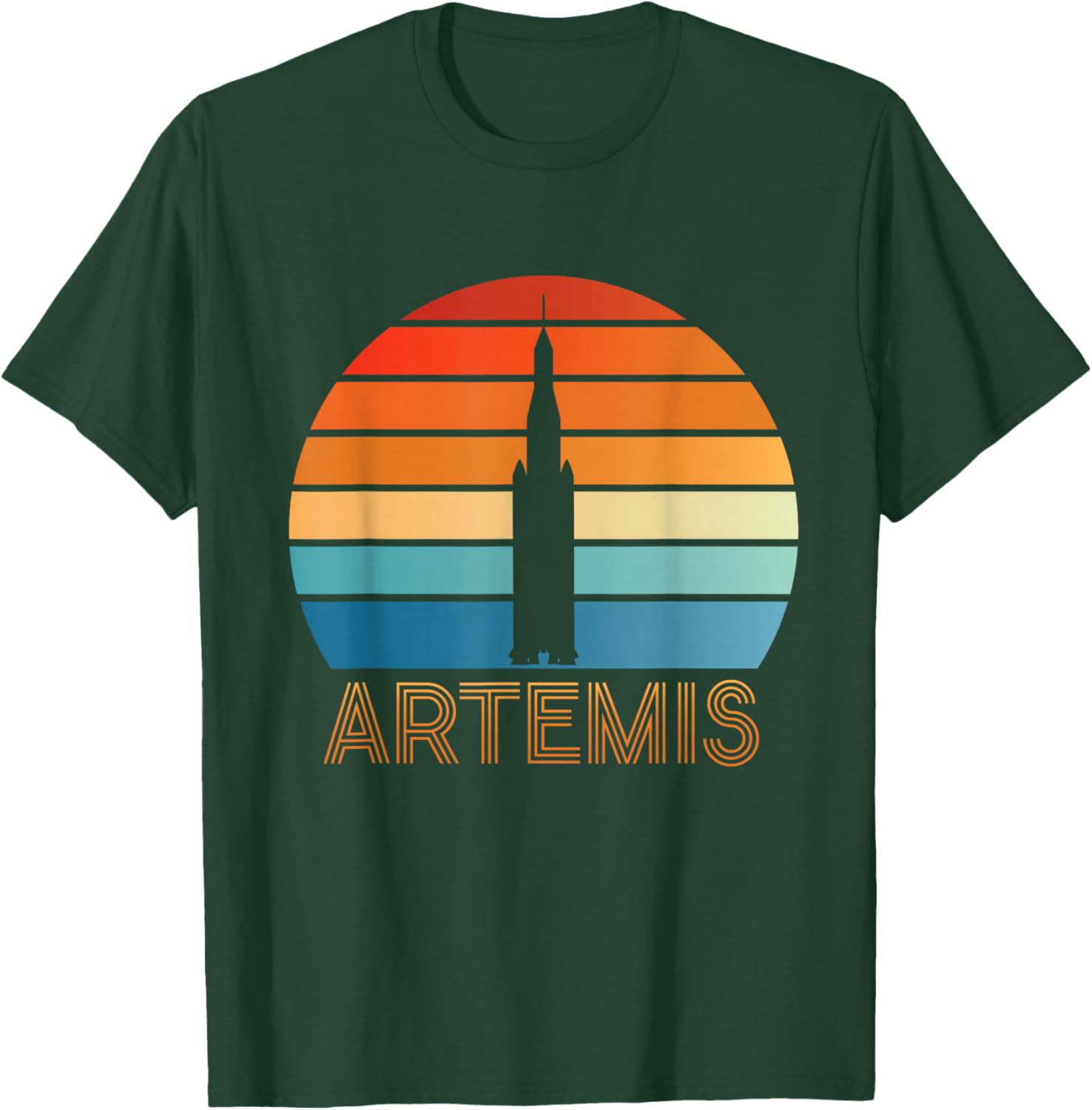 Artemis - Moon Mars and Beyond Space Exploration T-Shirt - T-Shirt | Forest