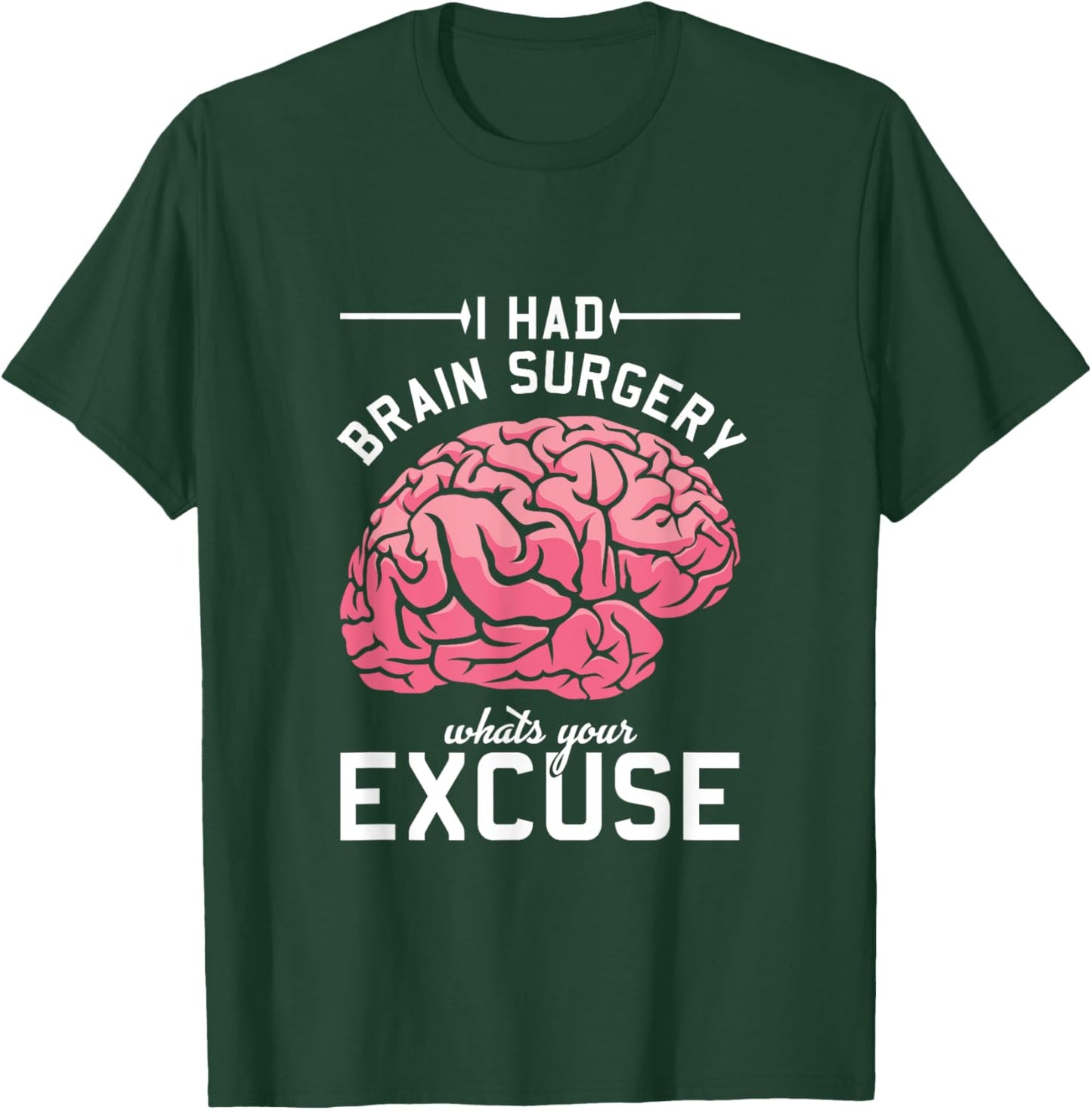 Brain Surgery Tumor Survivor Cancer Awareness Recovery T-Shirt - T-Shirt | Forest