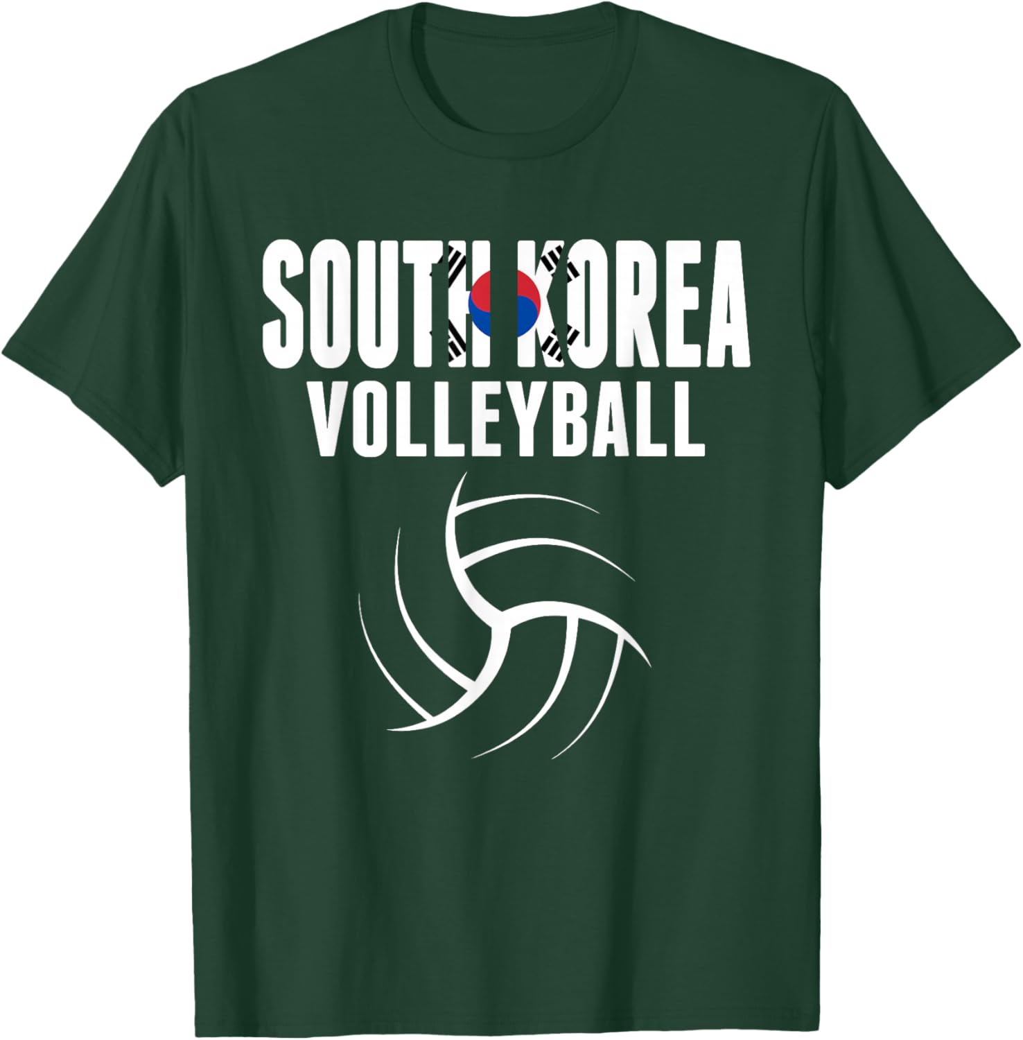 South Korea Volleyball Fans Jersey - Korean Sport Lovers T-Shirt - T-Shirt | Forest