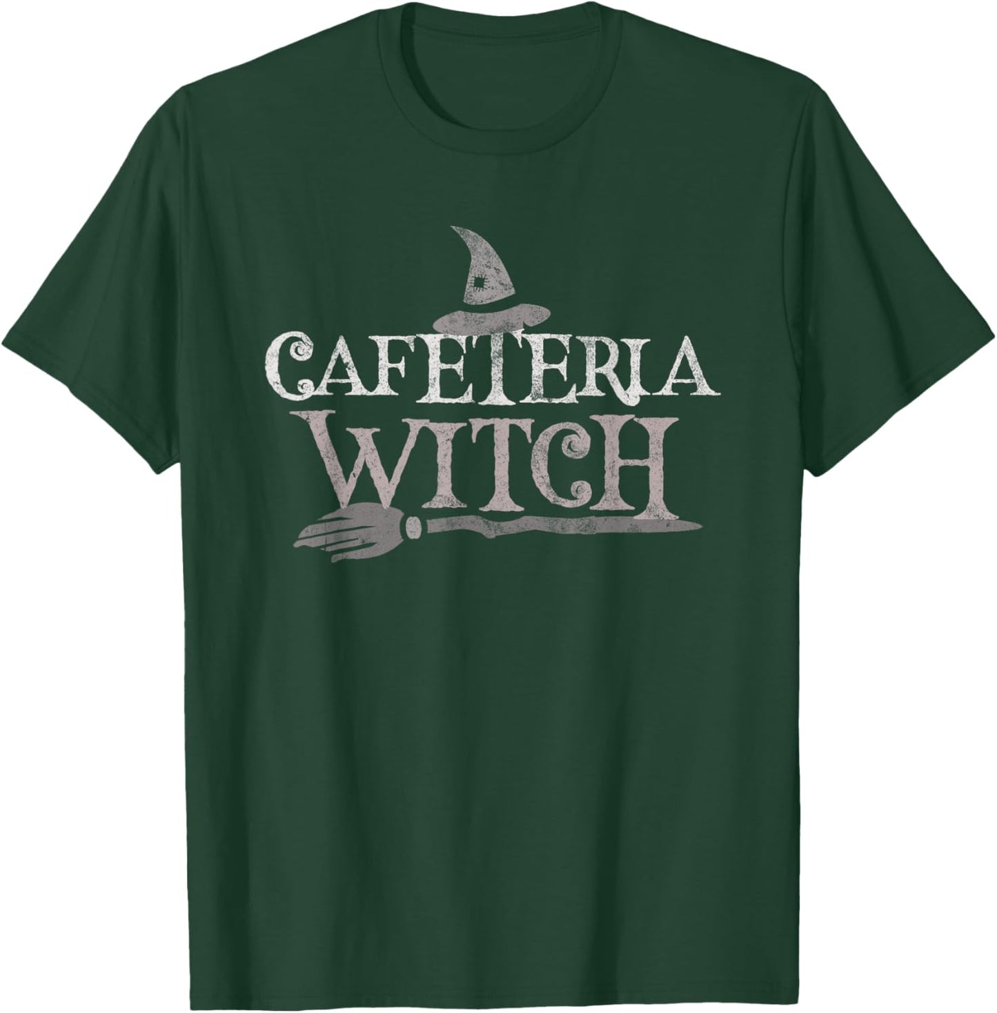 Vintage CAFETERIA WITCH Office Lunch Ladies Crew My Waitress T-Shirt - T-Shirt | Forest