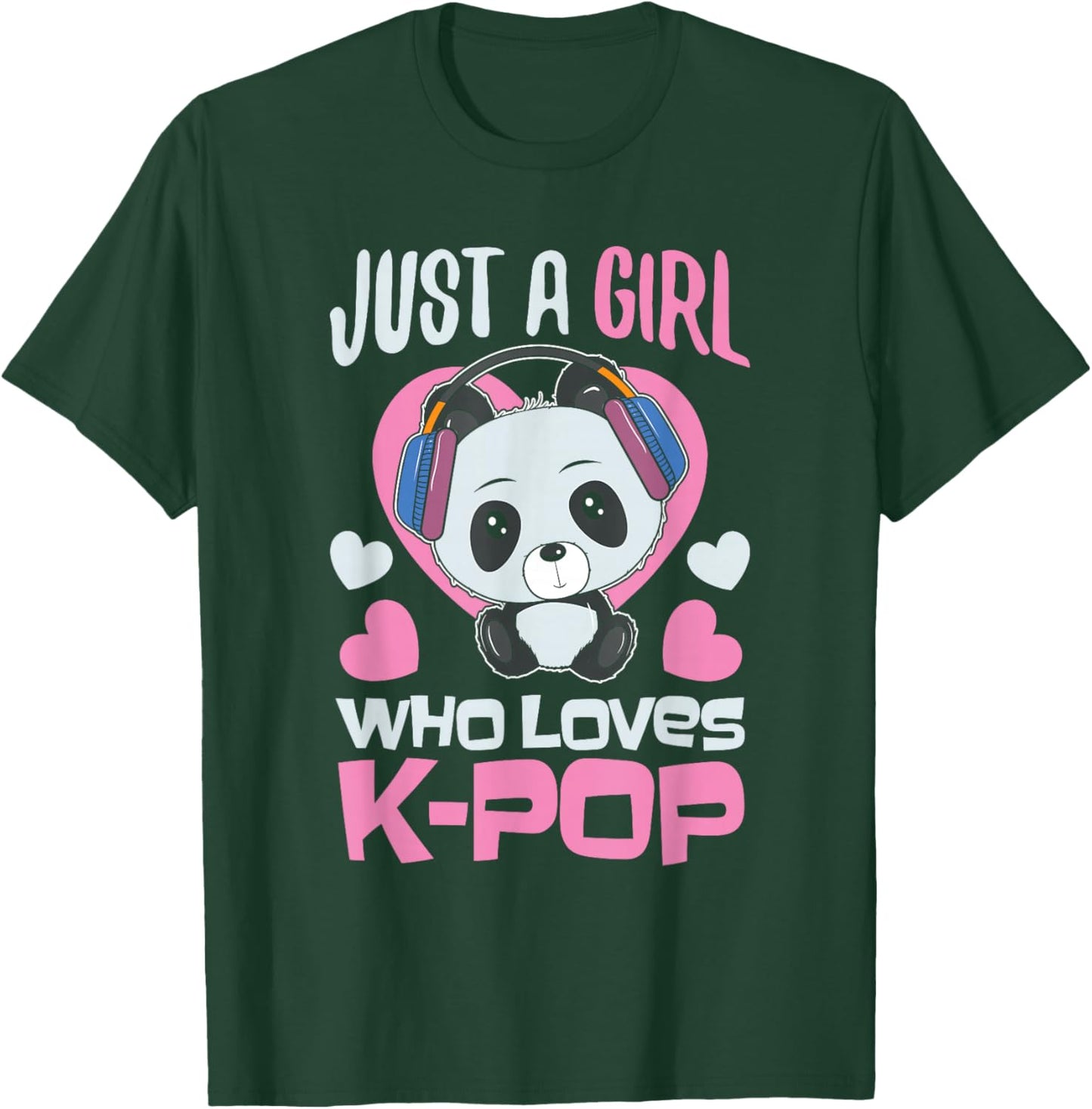 K-Pop Panda Kpop South Korea Music Fans Gift T-Shirt - T-Shirt | Forest