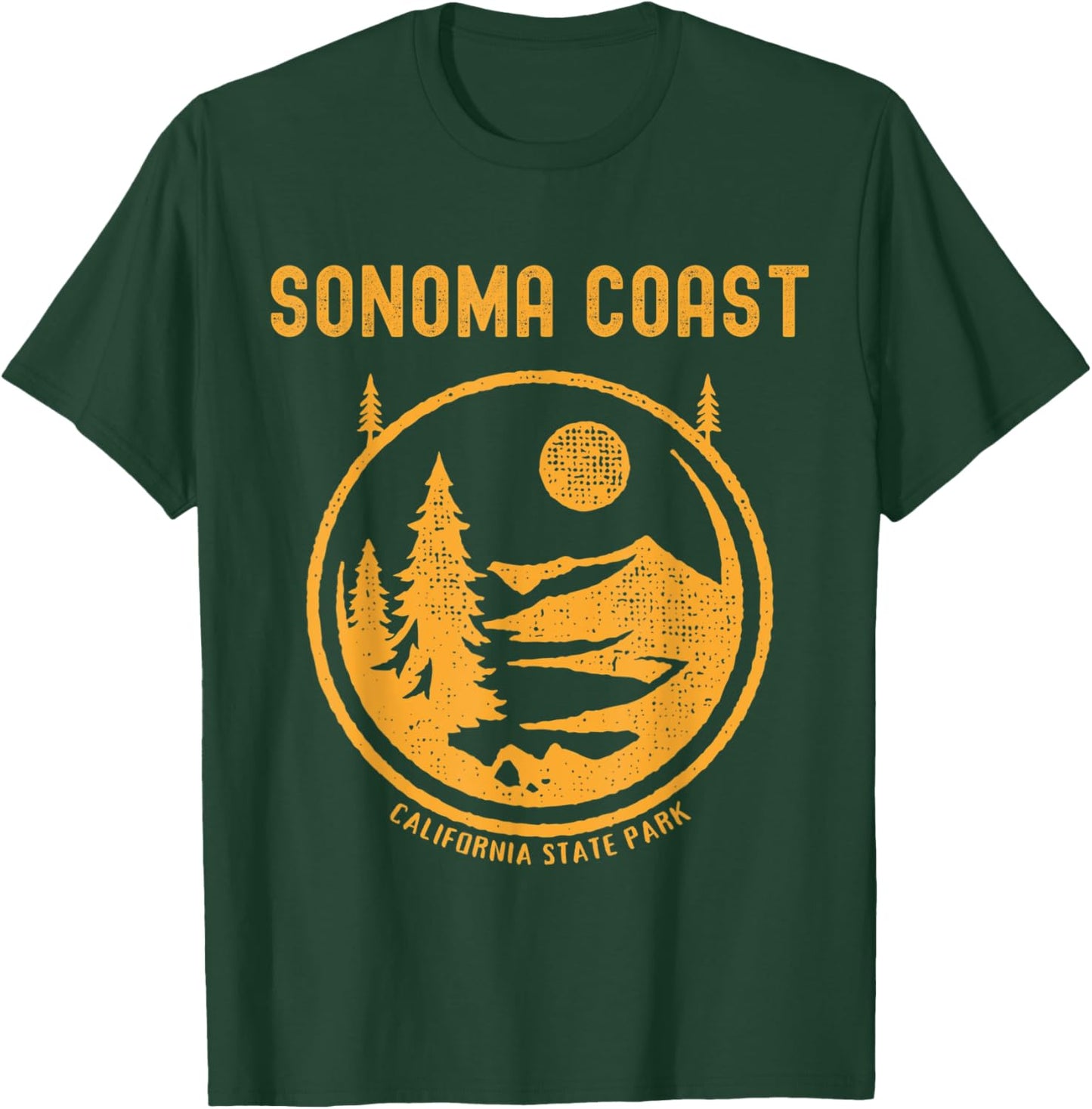 Sonoma Coast California State Park T-Shirt - T-Shirt | Forest