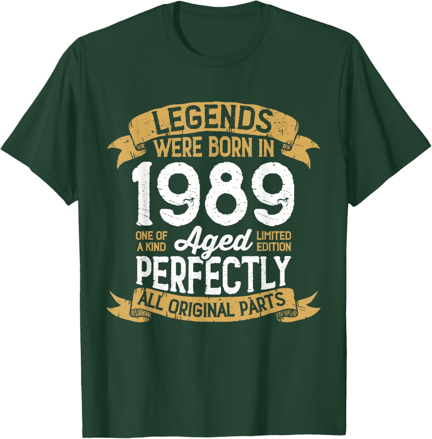 Vintage 1989 Birthday Men Women Legends Were Born in 1989 T-Shirt - T-Shirt | Forest