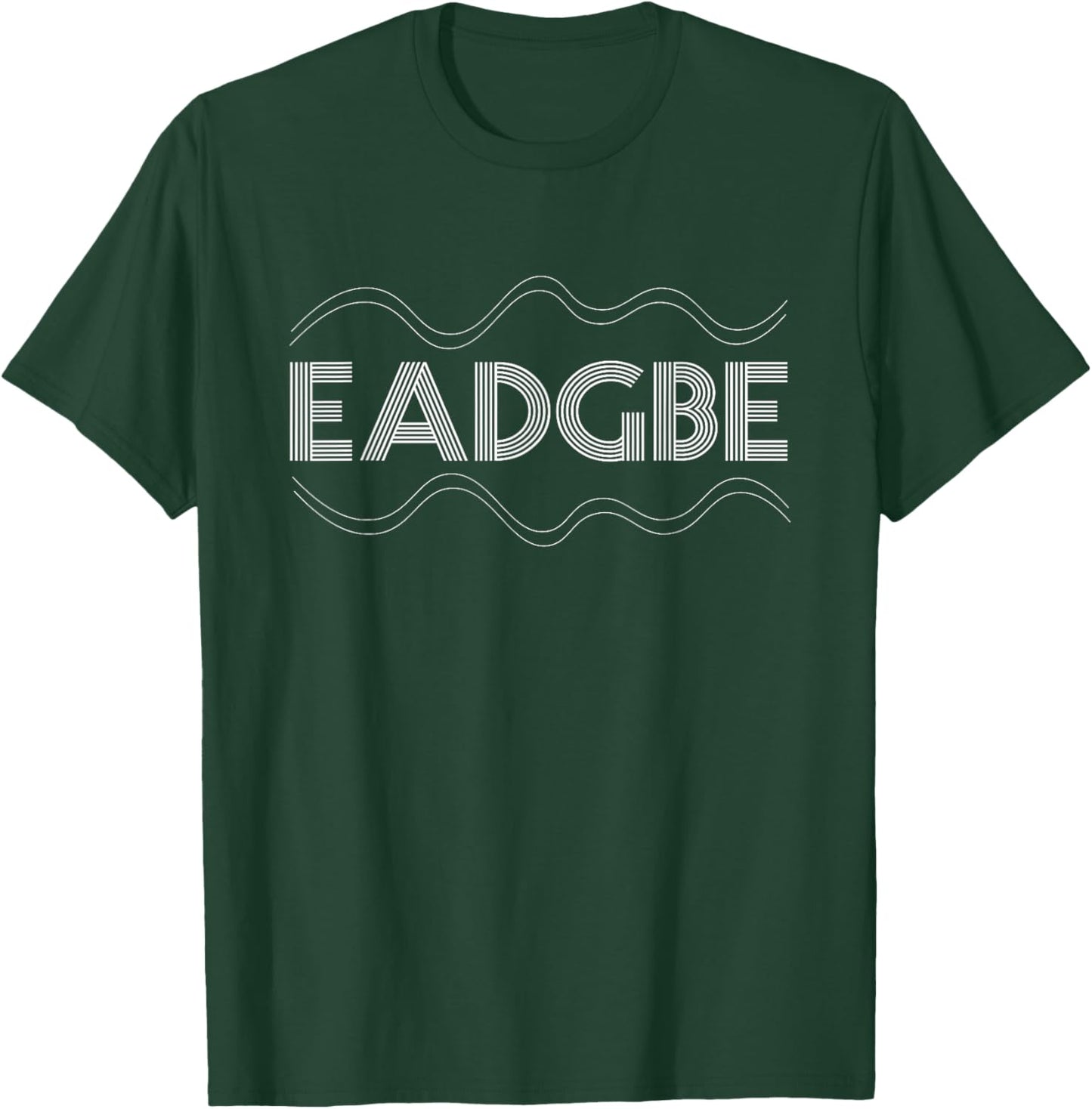 Funny 6 String Guitar EADGBE Tuning For Guitarists T-Shirt - T-Shirt | Forest