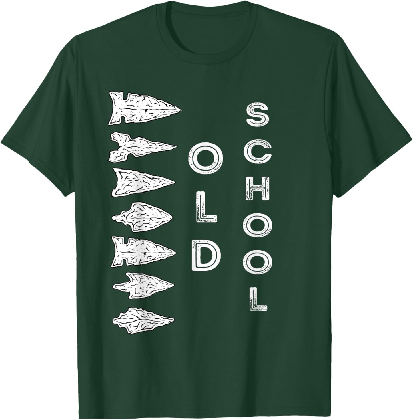Arrowhead Hunter Old School Arrowhead Hunter Collectors T-Shirt - T-Shirt | Forest