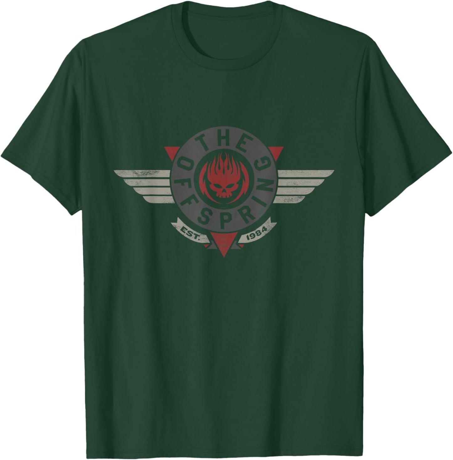 The Offspring Official Geometric Wings Logo T-Shirt - T-Shirt | Forest