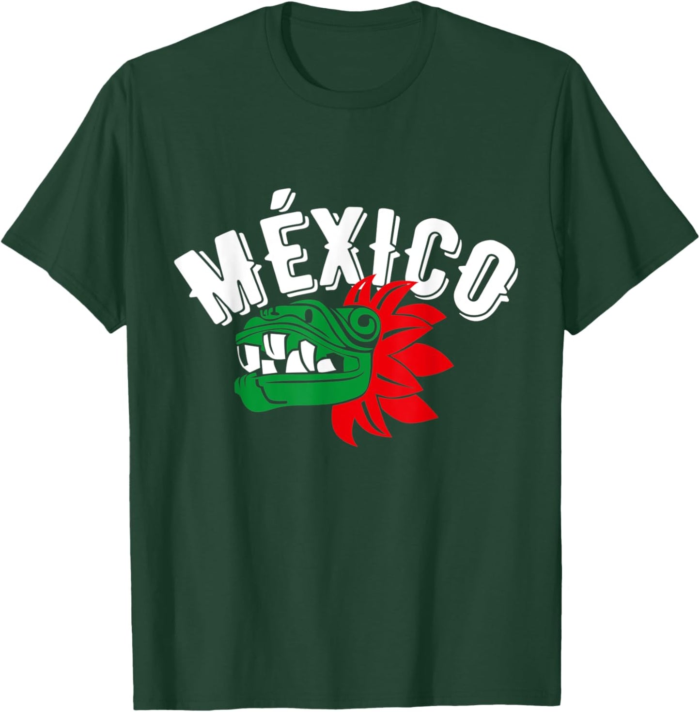 Quetzalcoatl La serpiente Emplumada Mexican Aztec T-Shirt - T-Shirt | Forest