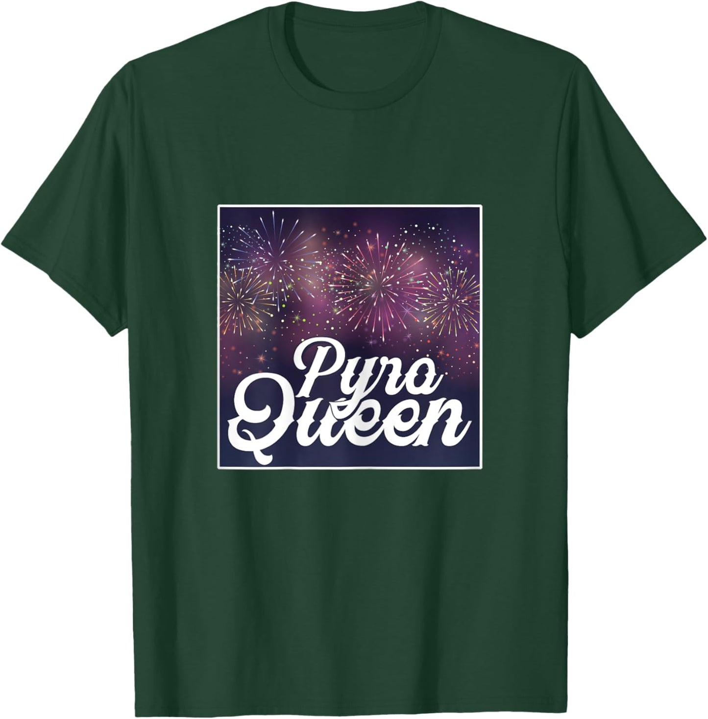 Pyro Queen Queen Explosion Bang Pyrotechnician Pyromans T-Shirt - T-Shirt | Forest