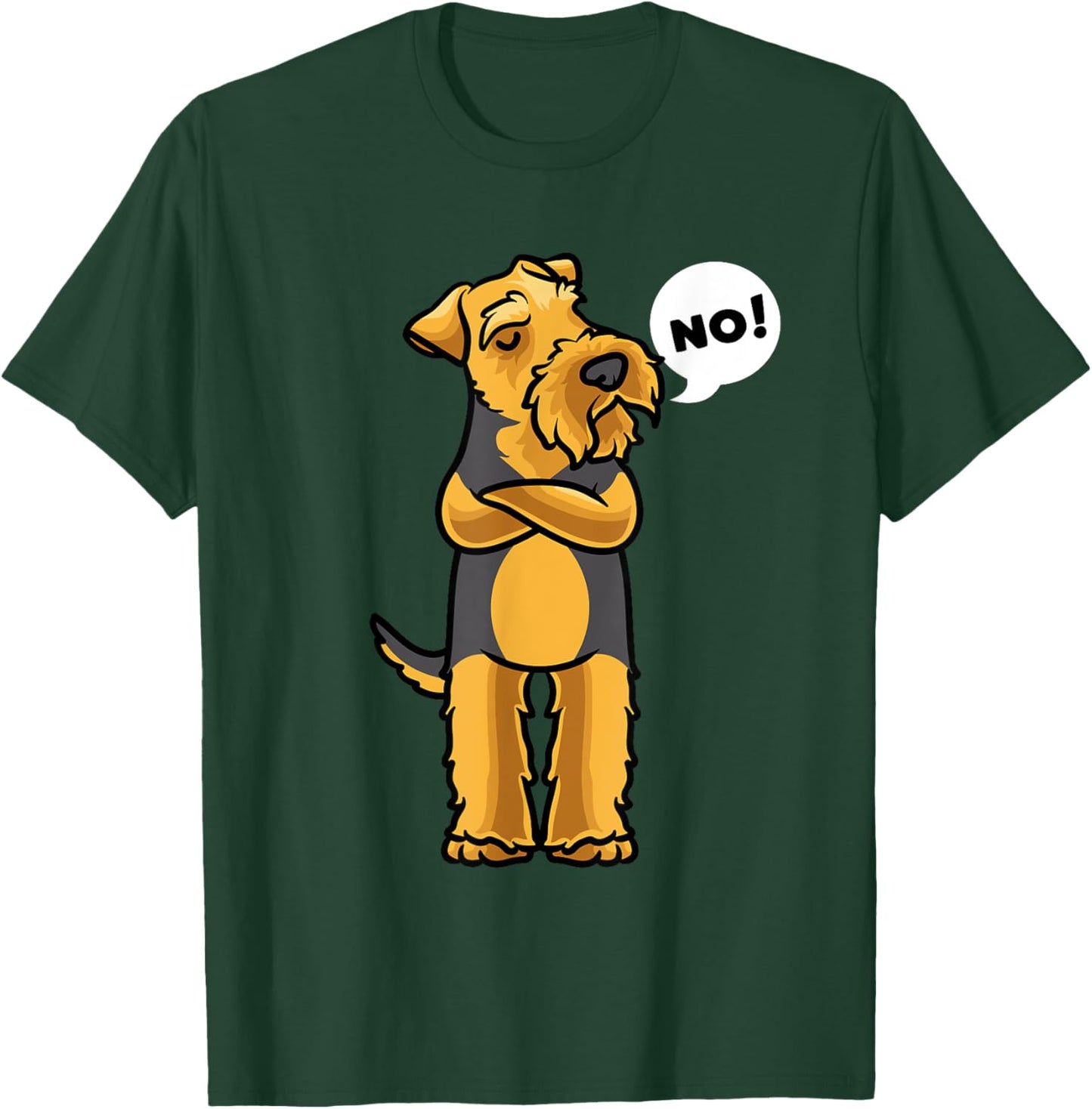 Stubborn Welsh Terrier Dog Women Girls Kids T-Shirt - T-Shirt | Forest