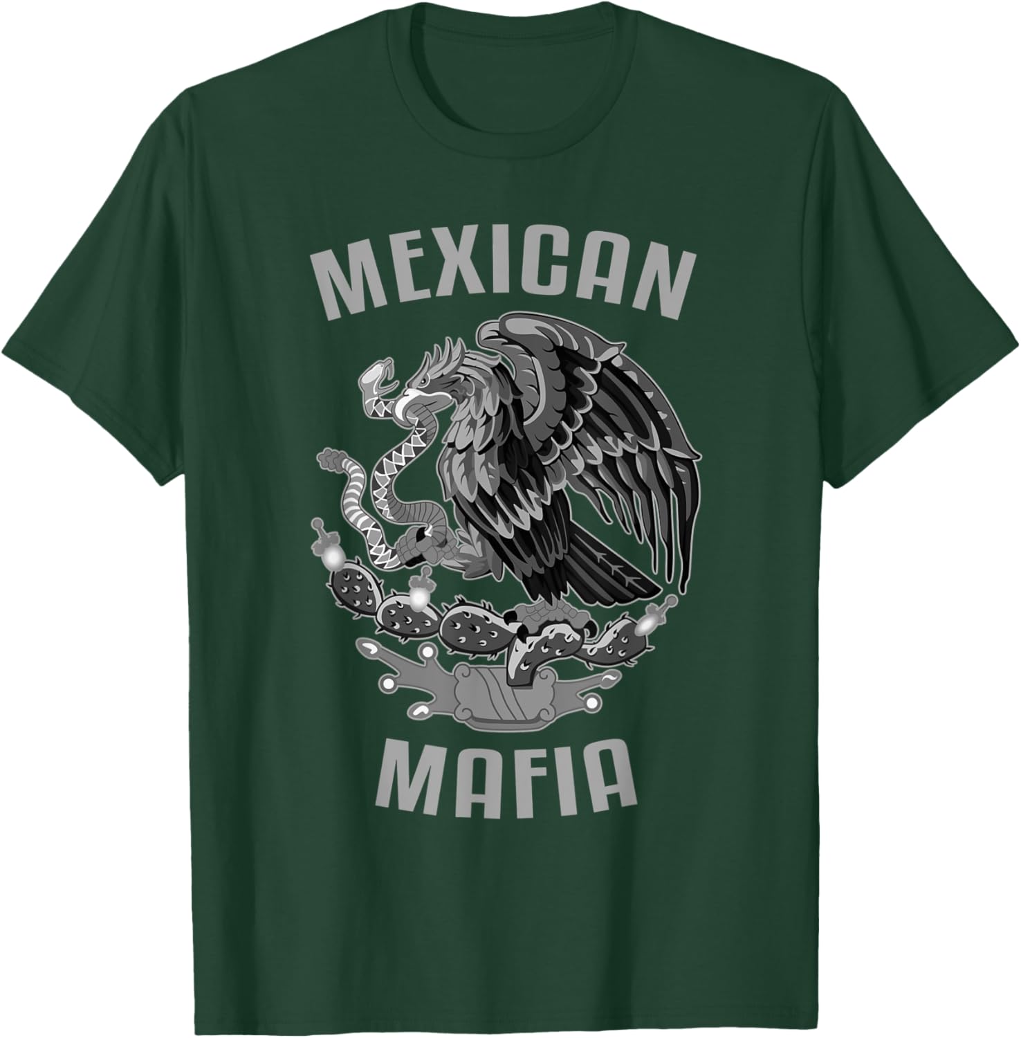 Mexican Mafia Mexico Eagle T-Shirt - T-Shirt | Forest