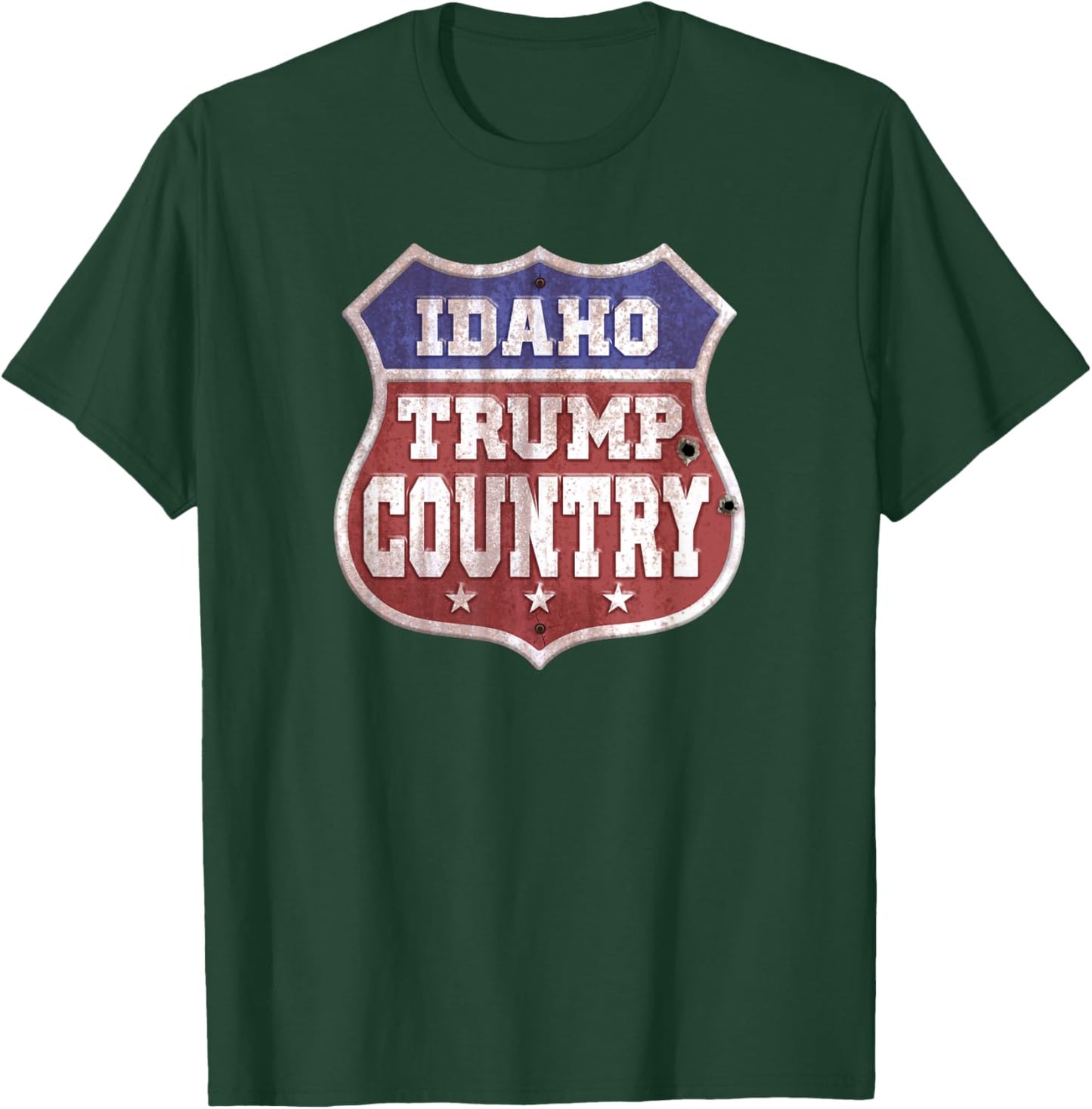 Trump 2024 Sign - Idaho Trump Country - Trump 2020 T-Shirt - T-Shirt | Forest