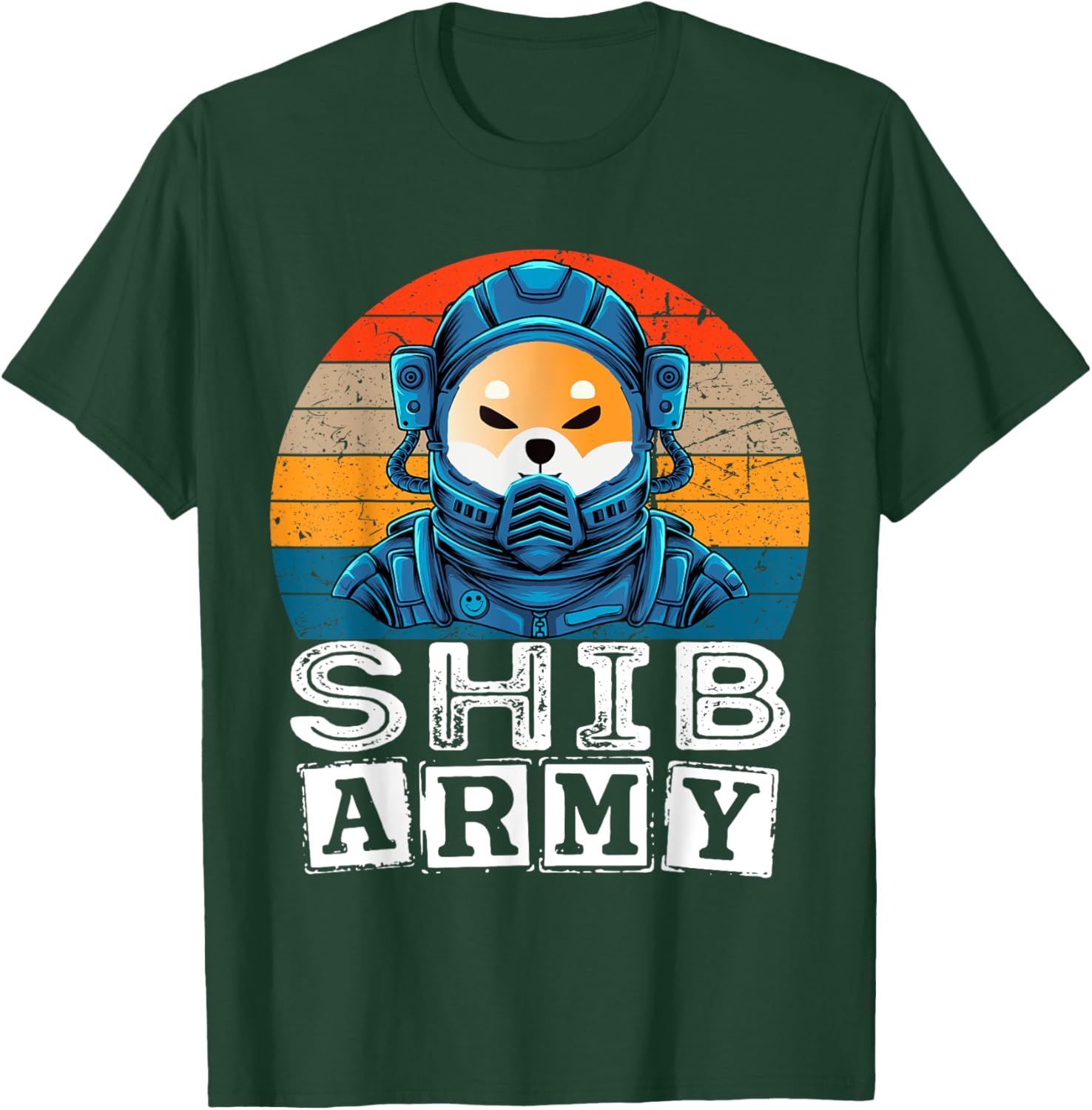 Cryptocurrency Shiba Inu Shib Army to the moon Crypto Meme T-Shirt - T-Shirt | Forest