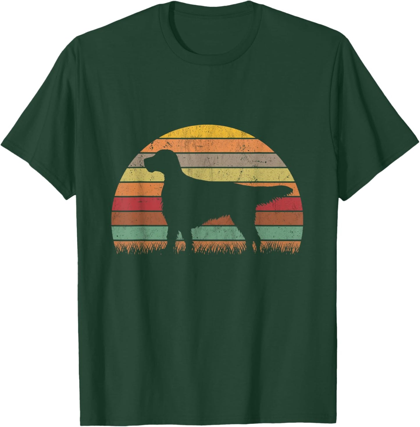 English Setter Retro T-Shirt - T-Shirt | Forest