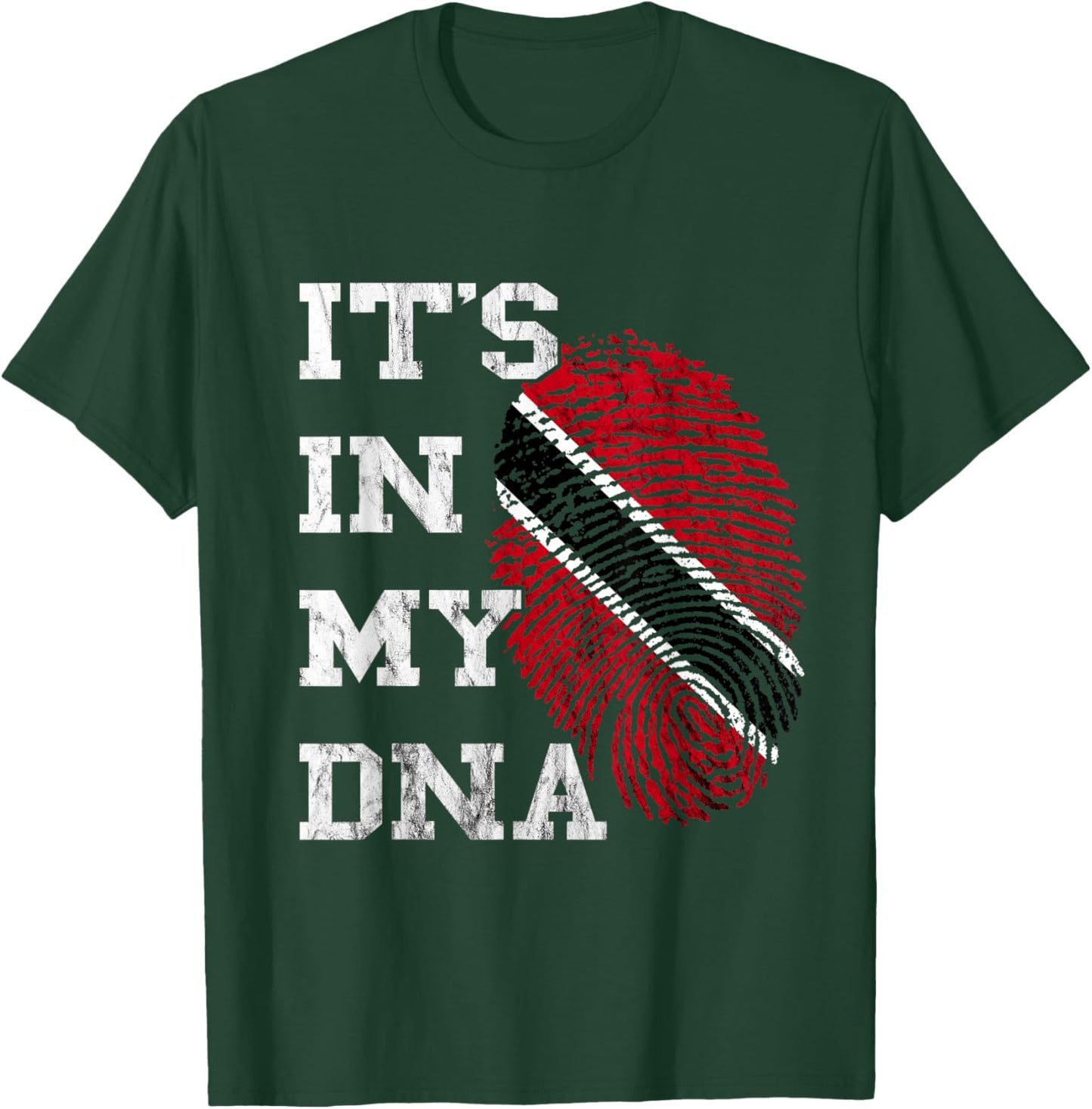 Trinidad and Tobago It's in My DNA Thumbmark Roots T-Shirt - T-Shirt | Forest