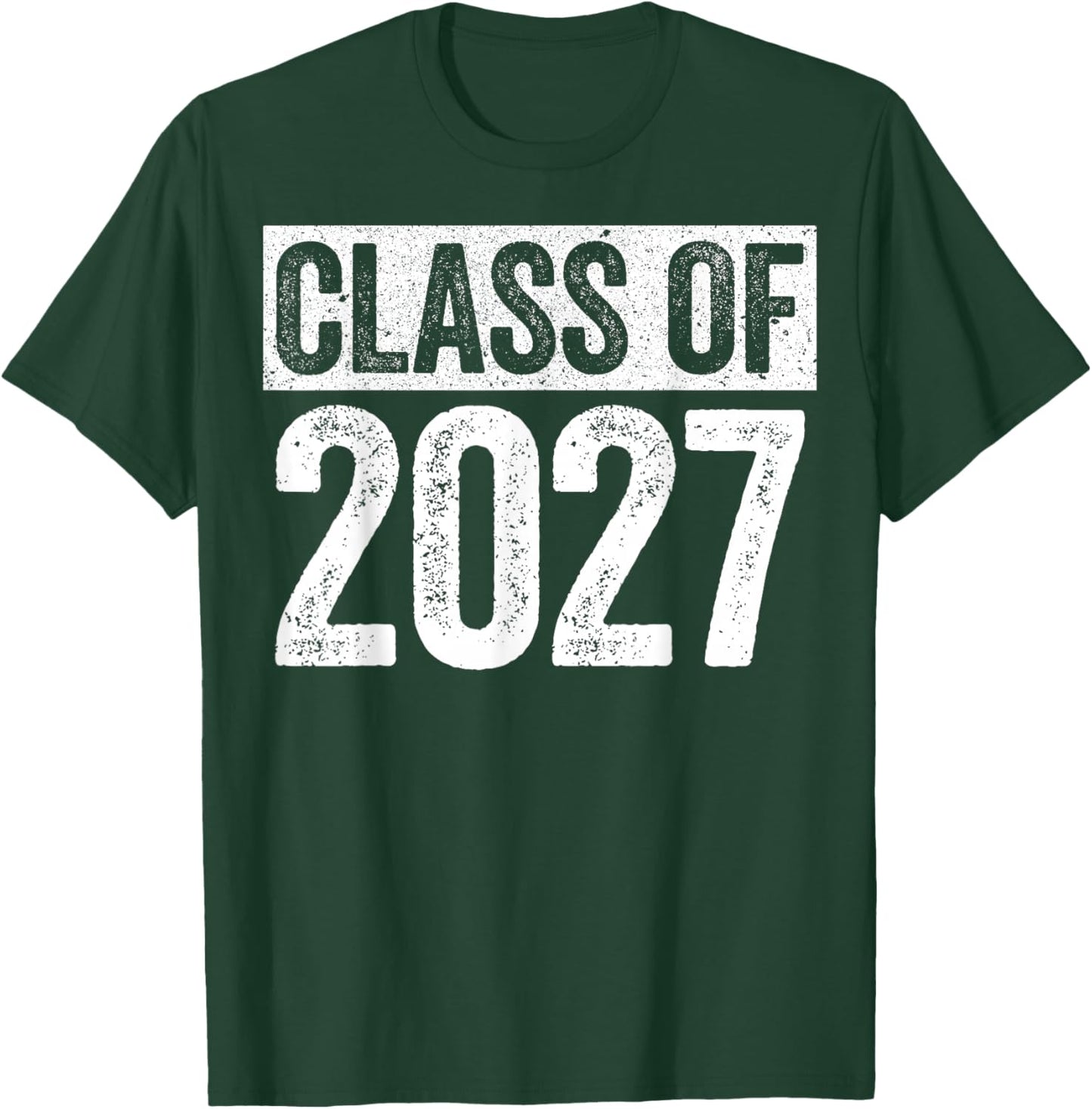 Class of 2027 Shirt Senior 2027 Graduation T-Shirt - T-Shirt | Forest