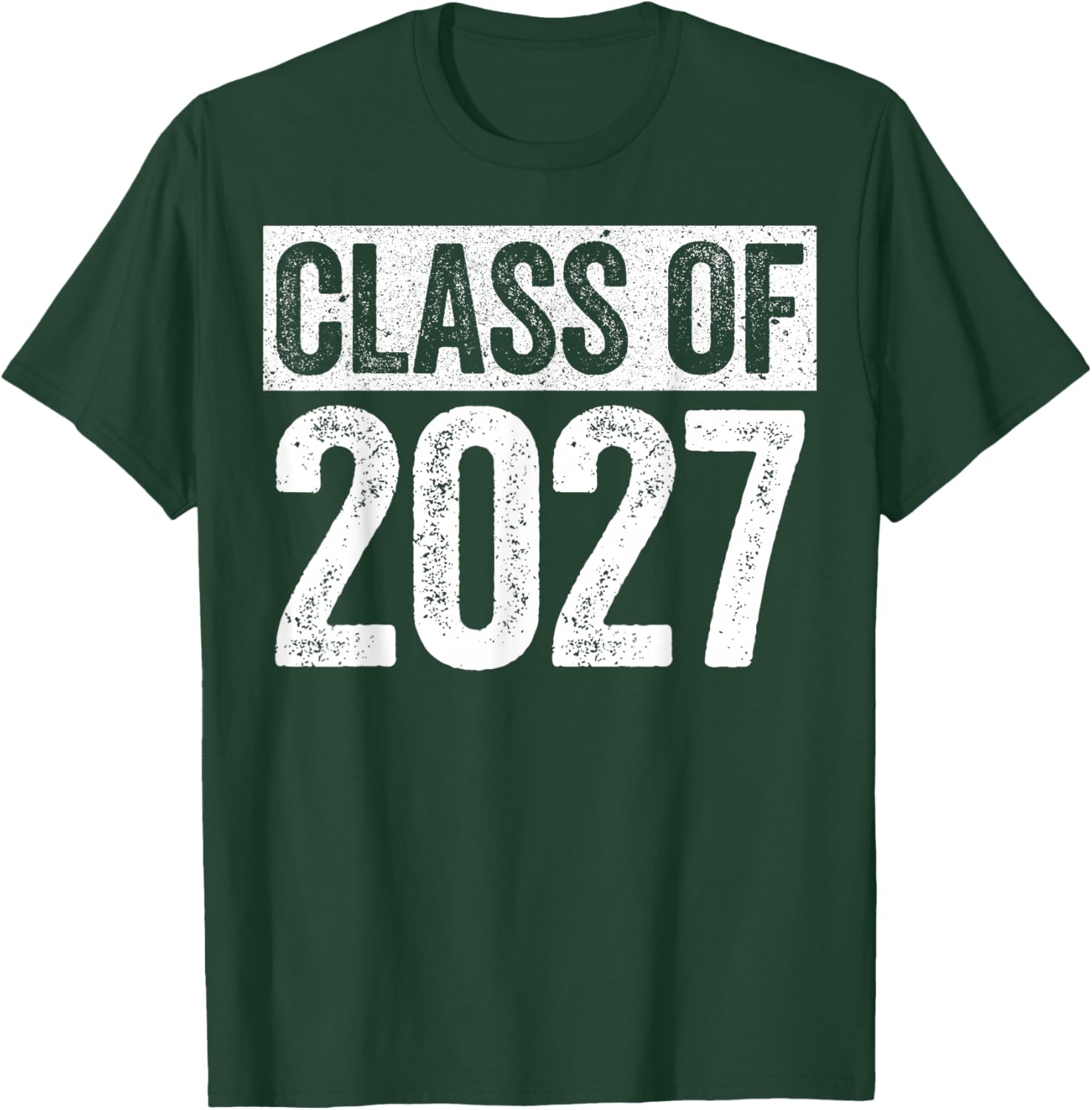 Class of 2027 Shirt Senior 2027 Graduation T-Shirt - T-Shirt | Forest
