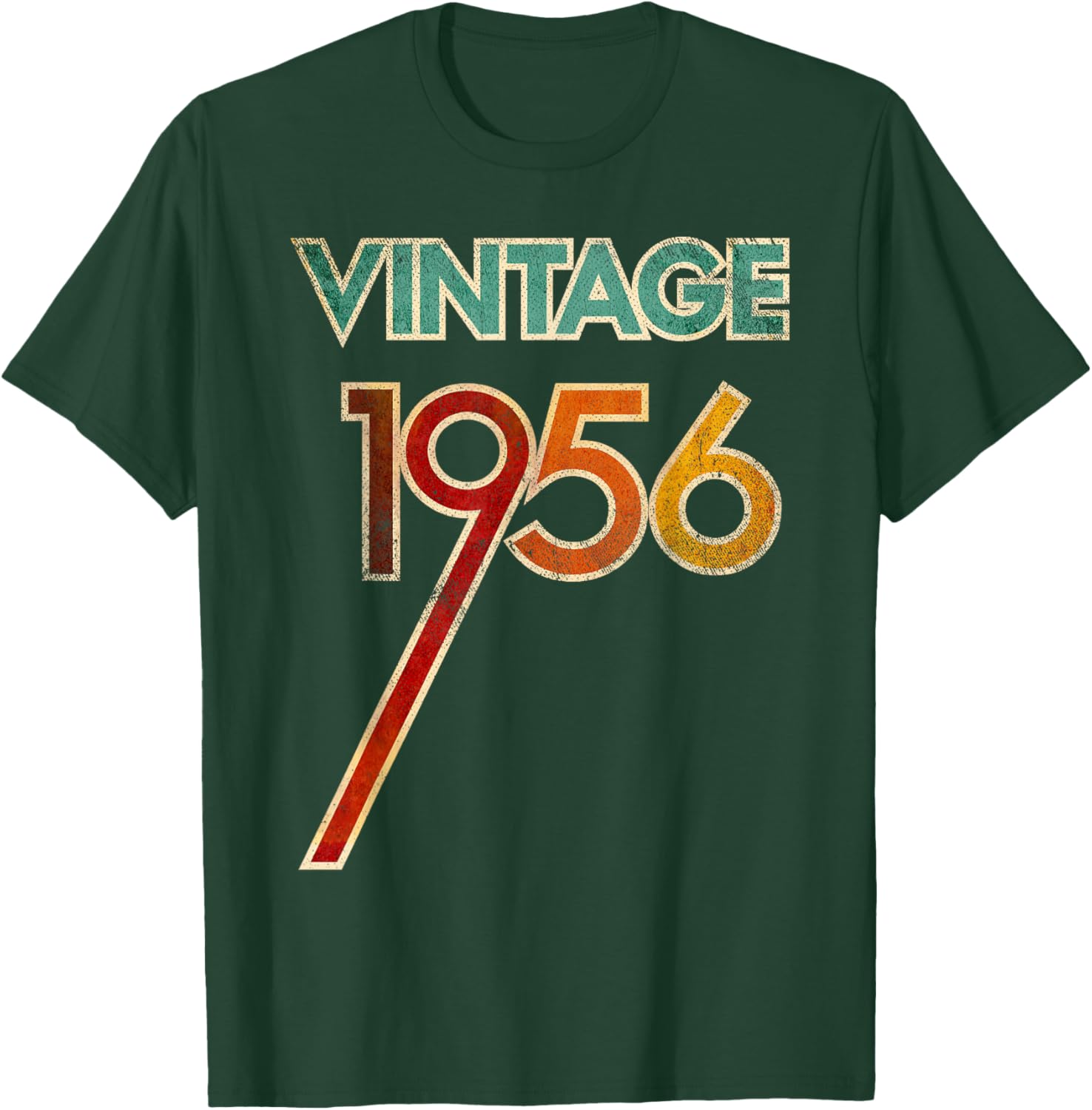 Vintage 1956 65th Birthday Outfit Women 65 Years Old T-Shirt - T-Shirt | Forest