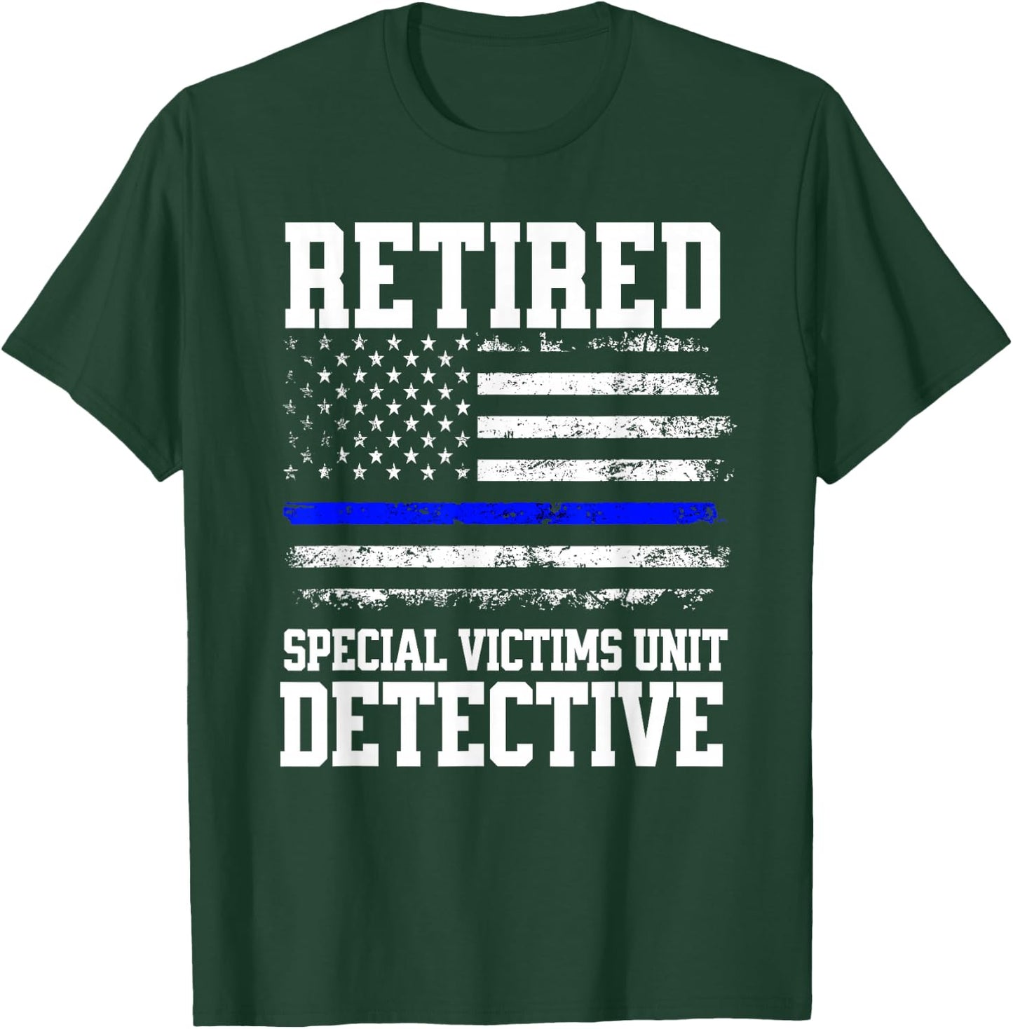 Retired Special Victims Unit Detective Shirt, Retirement T-Shirt - T-Shirt | Forest