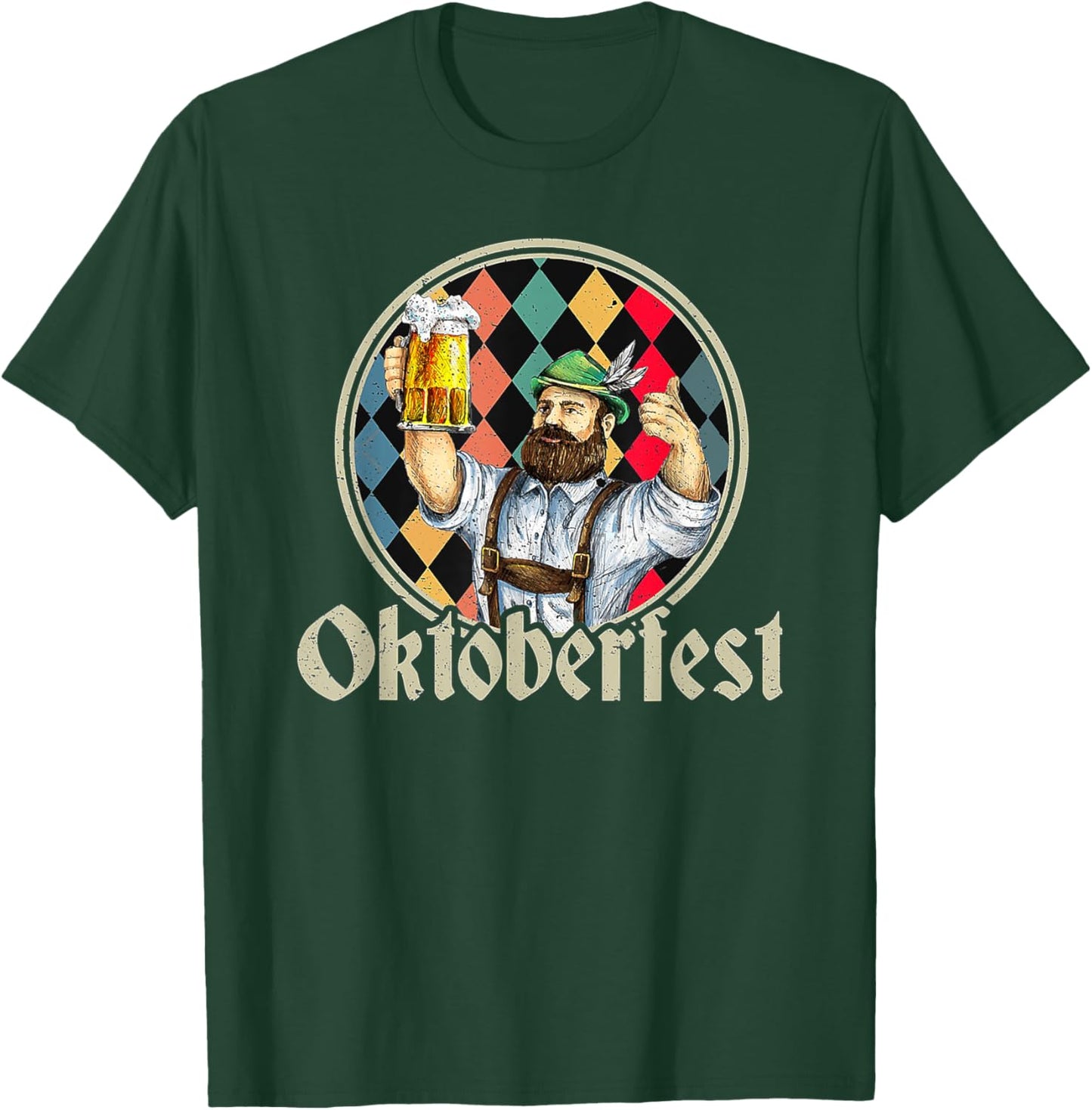 Oktoberfest Beer Bavarian Munich Beer Festival October Gift T-Shirt - T-Shirt | Forest