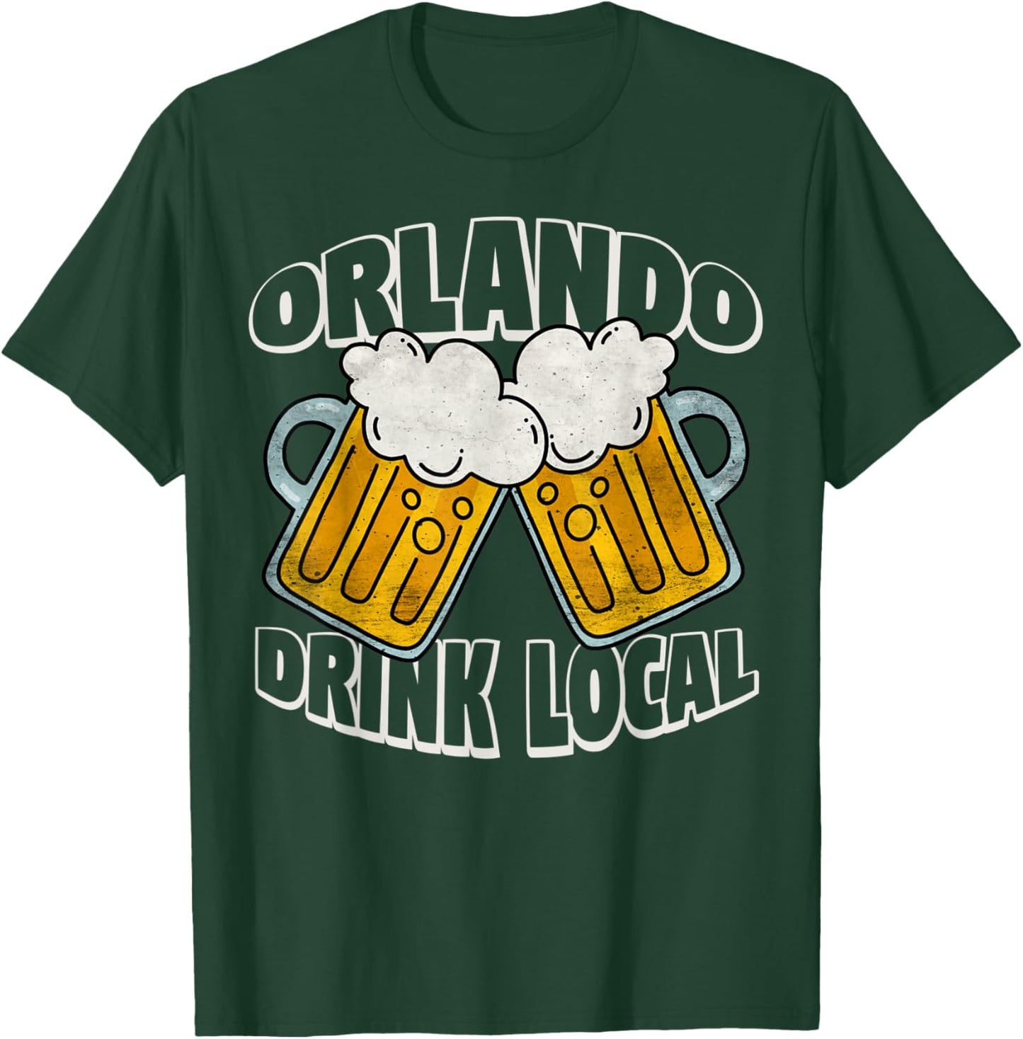 Orlando Craft Beer, Florida Cold Beer Drinker Men Women T-Shirt - T-Shirt | Forest