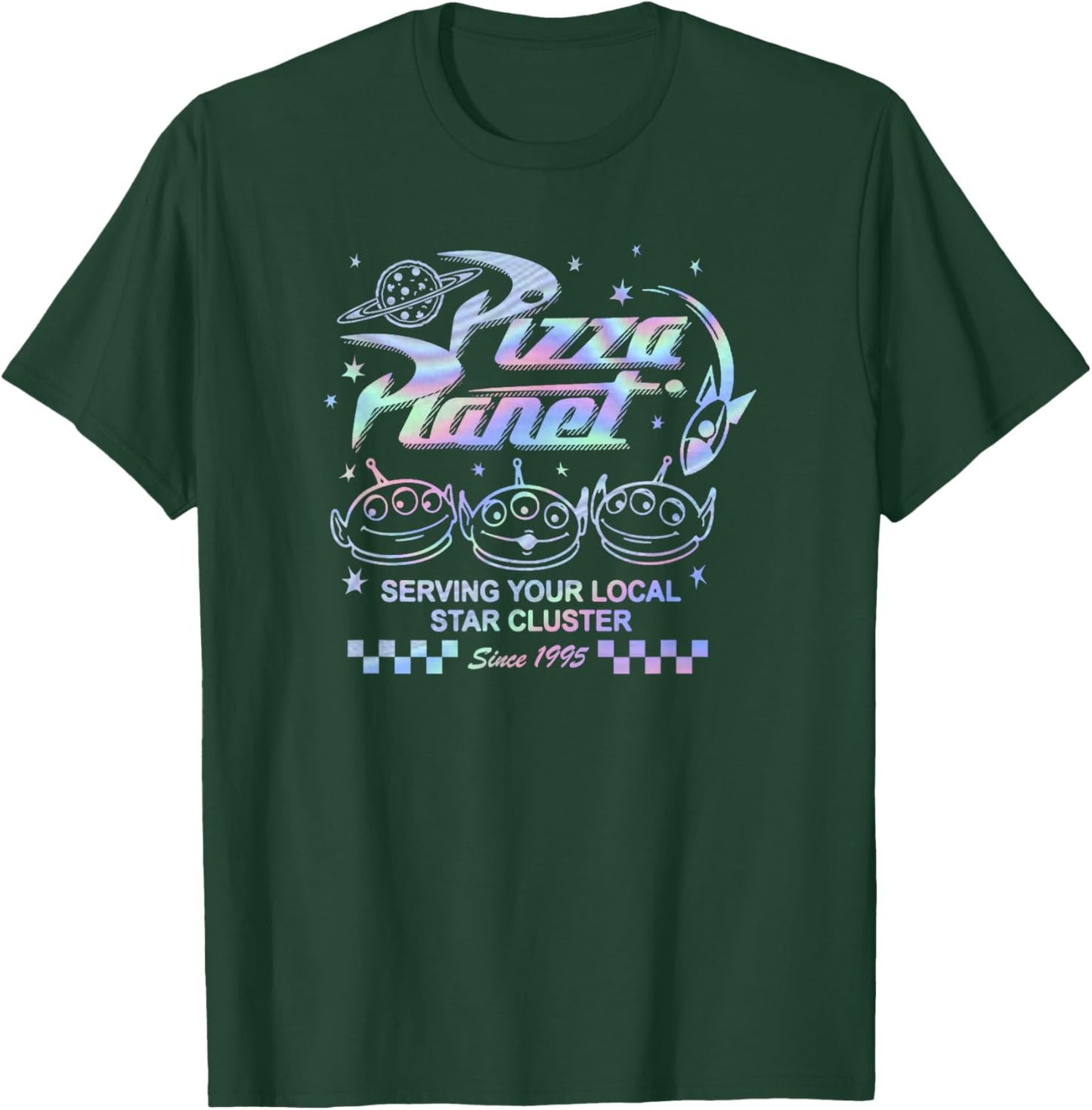 Disney Pixar Toy Story 3 Pizza Planet Aliens T-Shirt - T-Shirt | Forest