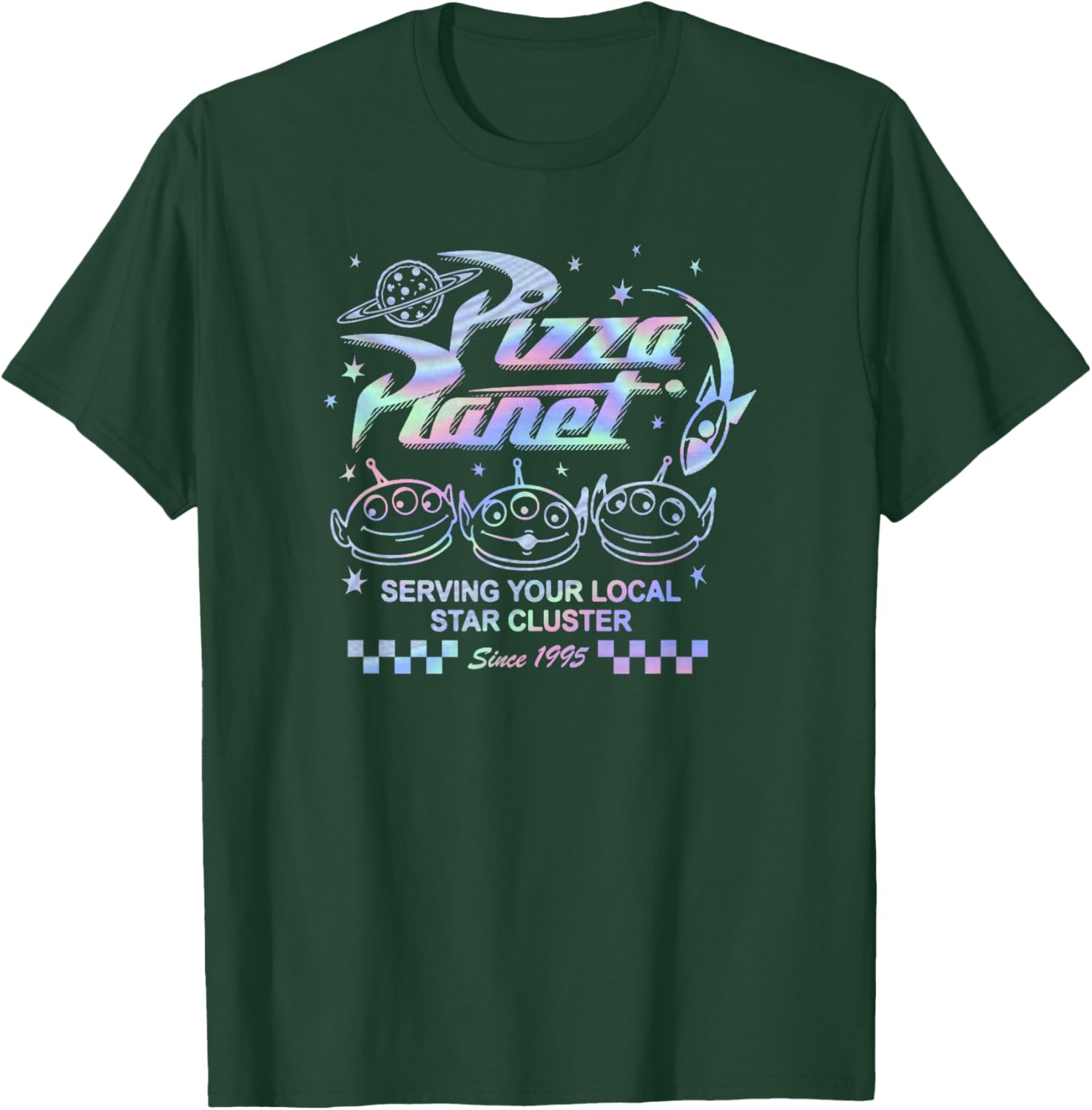 Disney Pixar Toy Story 3 Pizza Planet Aliens T-Shirt - T-Shirt | Forest