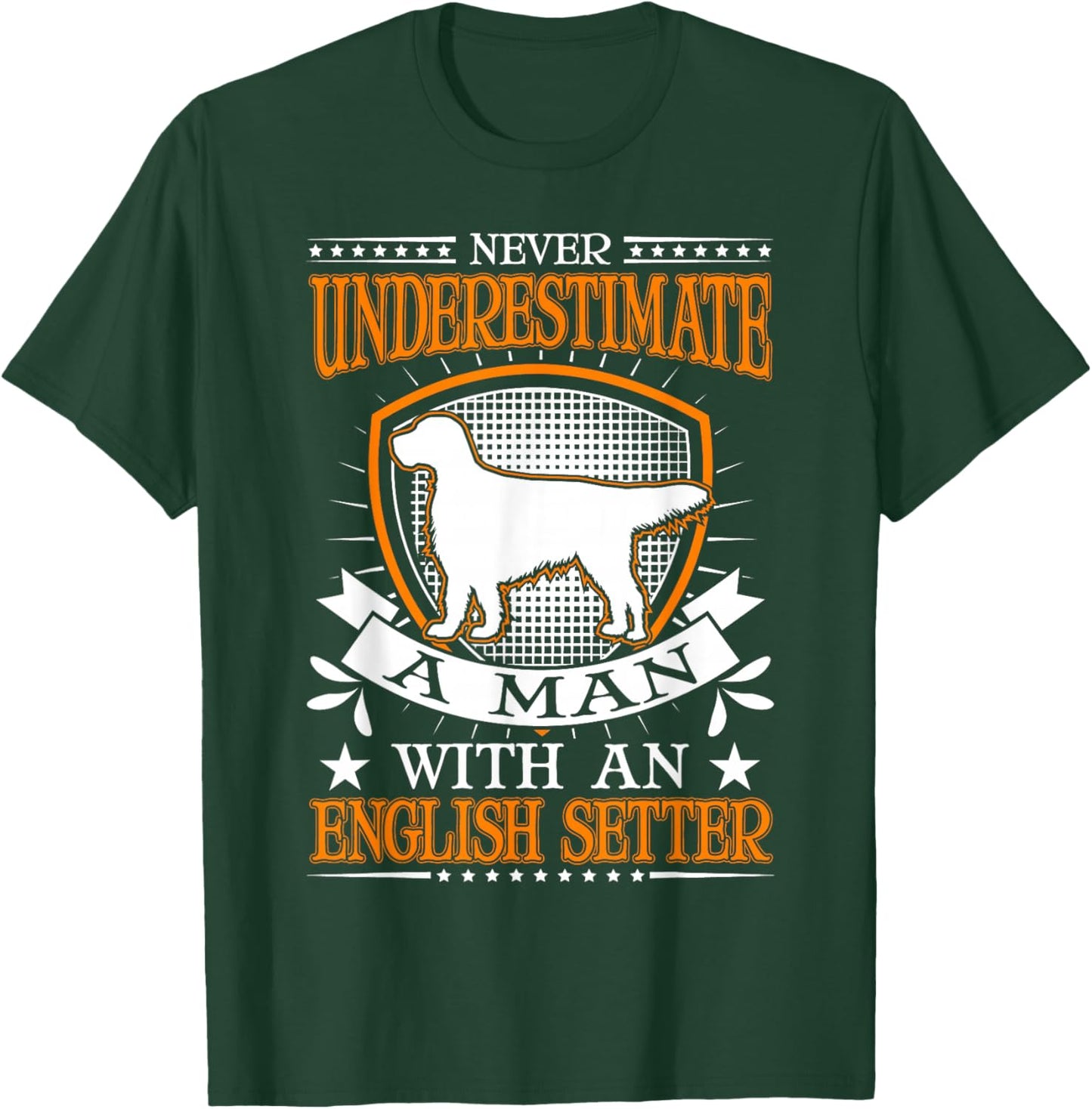 English Setter Man T-Shirt - T-Shirt | Forest