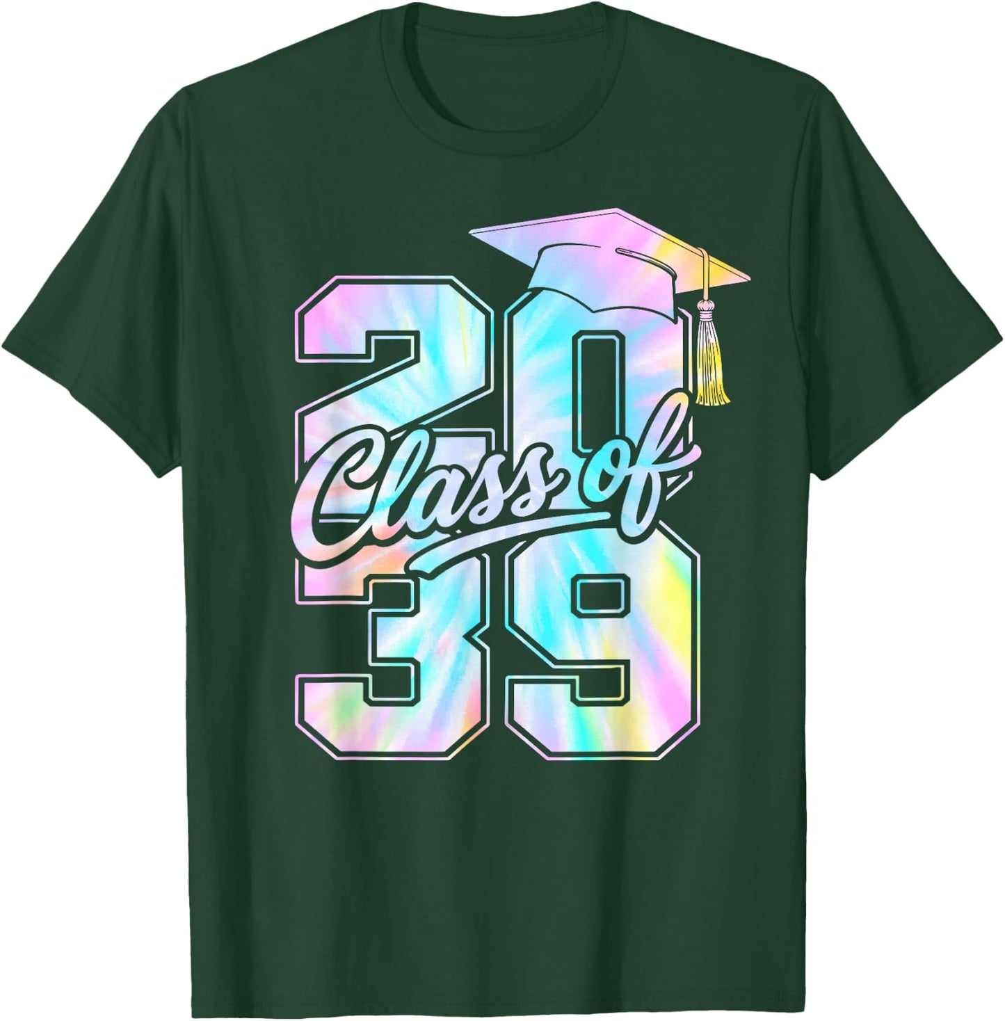 Class of 2039 Grow with Me First Day of School Graduation T-Shirt - T-Shirt | Forest