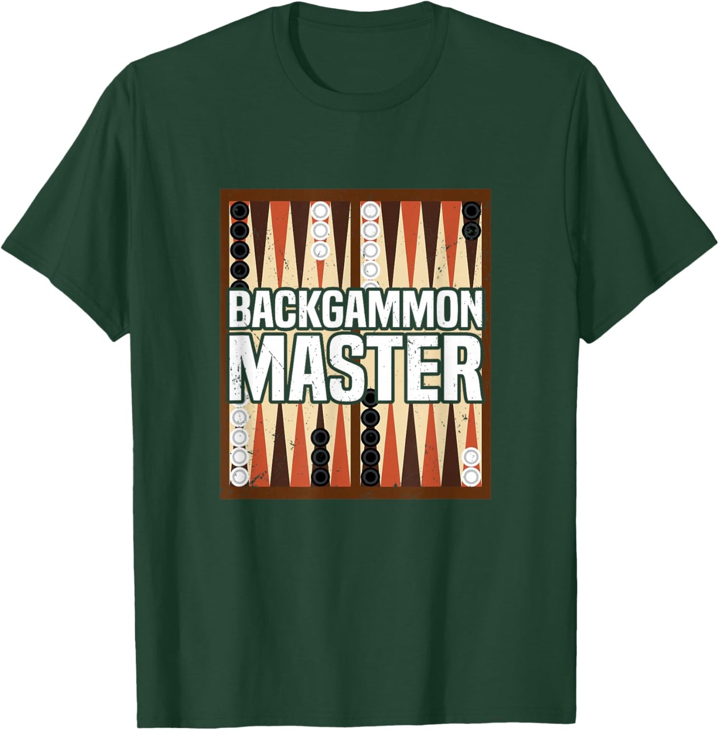 Backgammon Master Player Game T-Shirt - T-Shirt | Forest